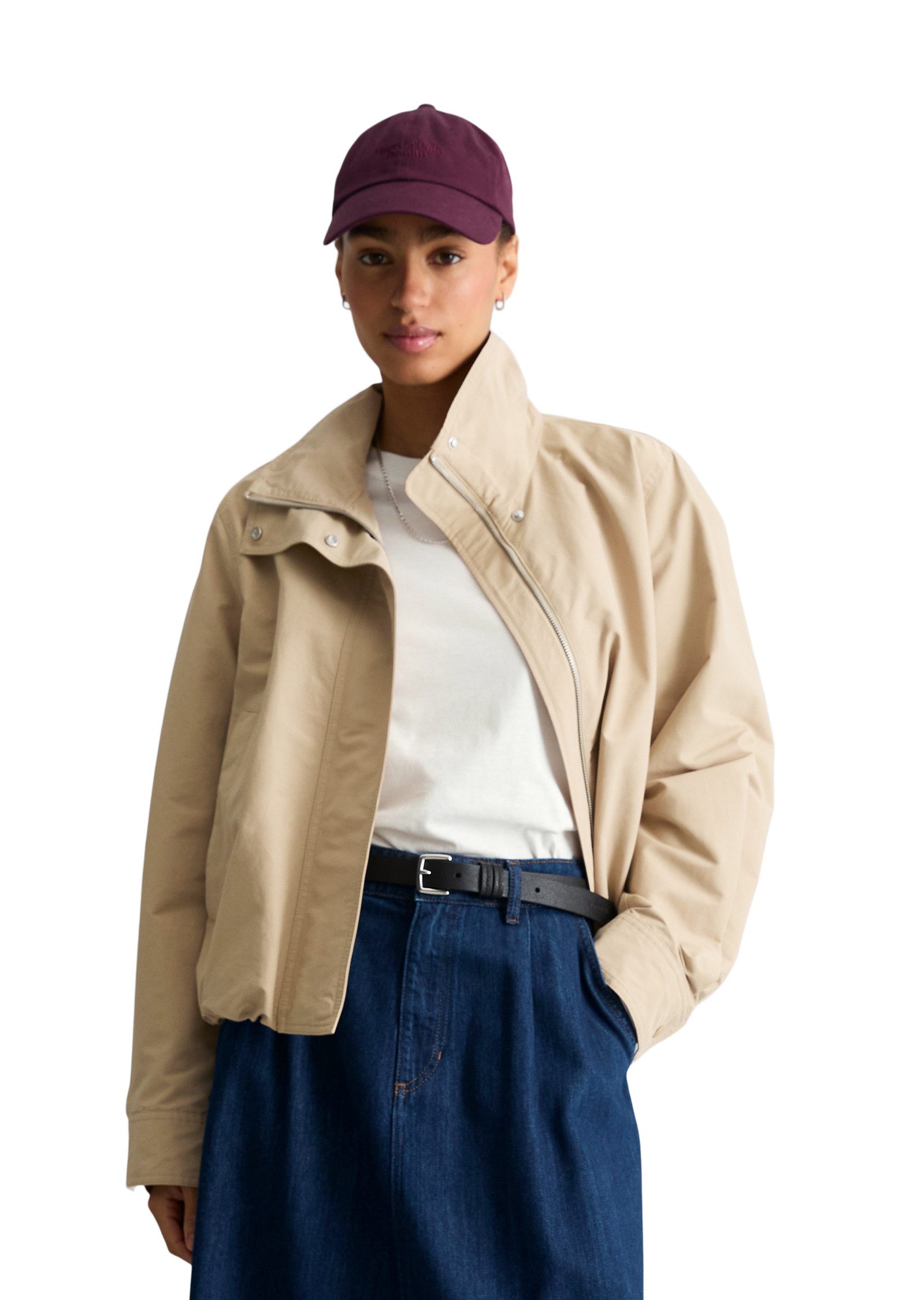 Marc O'Polo DENIM Outdoorjacke aus Cotton-Nylon