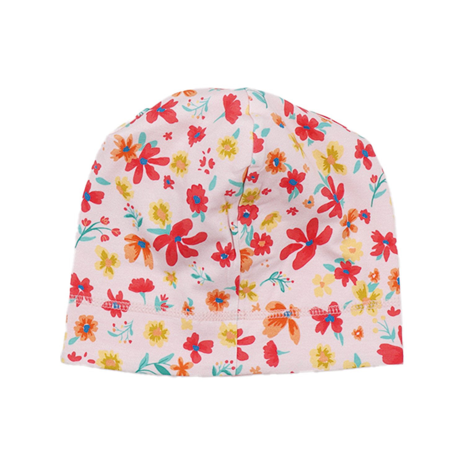 Walkiddy Jerseymütze Walkiddy Blumen Kinder Bio Baumwolle GOTS Rosa - Bio Baumwolle,GOTS, Kinderbekleidung,nachhaltige Klamotten
