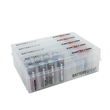 ANSMANN AG 5x Akkubox Batteie Box für bis zu 8 Akkus, Batterien & Speicherkarten Akku