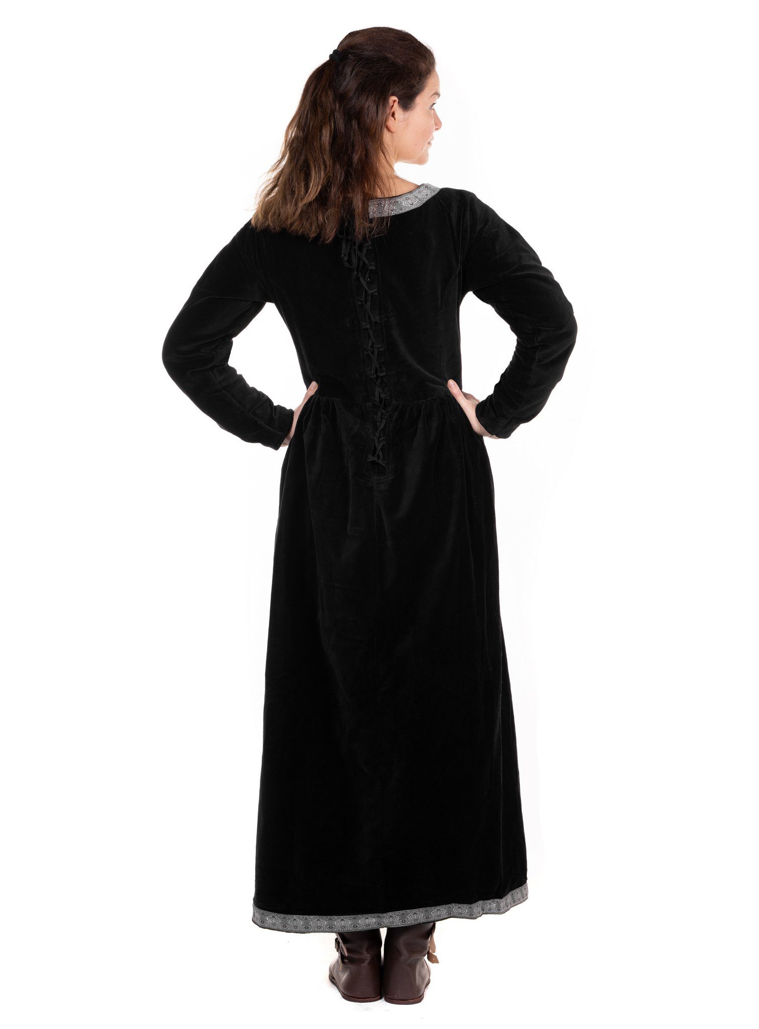 Metamorph Hexen-Kostüm Zauberin Samtkleid dunkelrot, Hochwertige und authentische Mittelalterkleidung zu unschlagbar günst