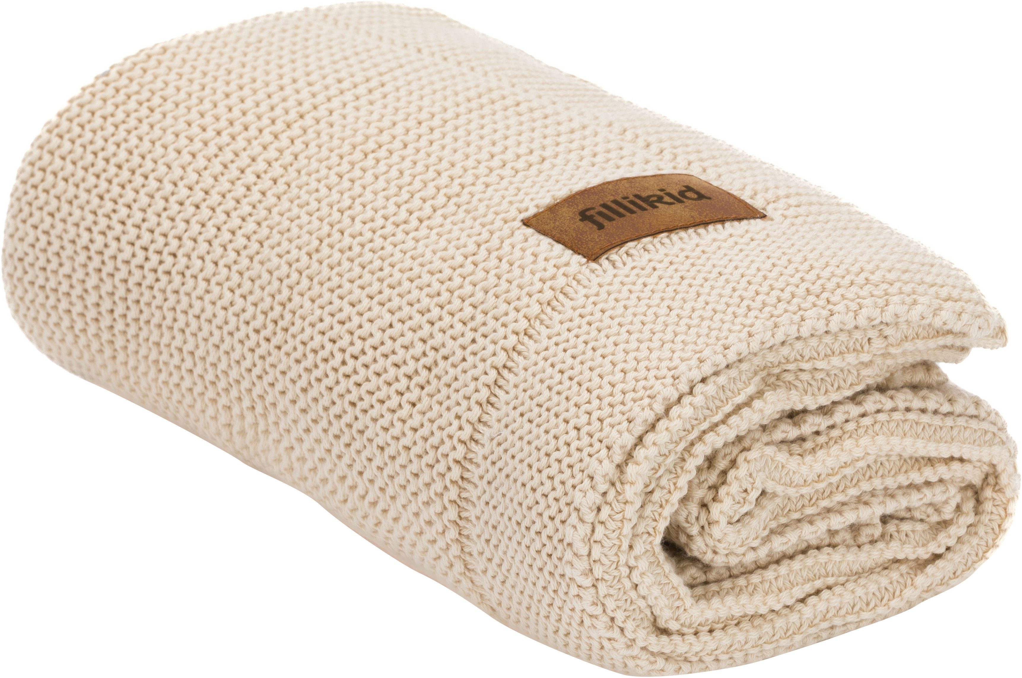 Babydecke Strick 80x100 cm, Fillikid