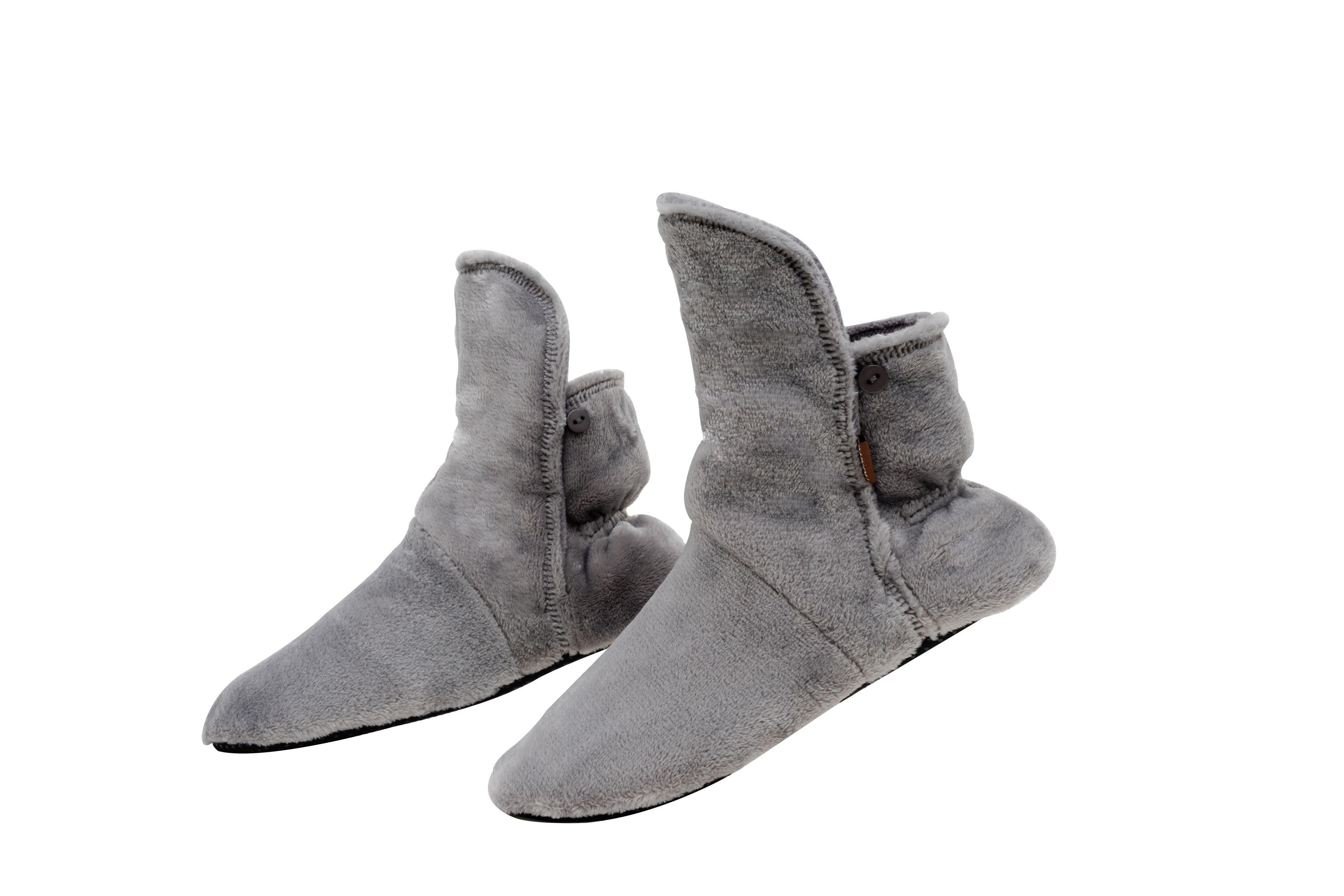 RAIKOU Klassische Hausschuhe Damen Herren rutschfester Sohle Hüttenschuhe Hausschuh (Set) flauschig