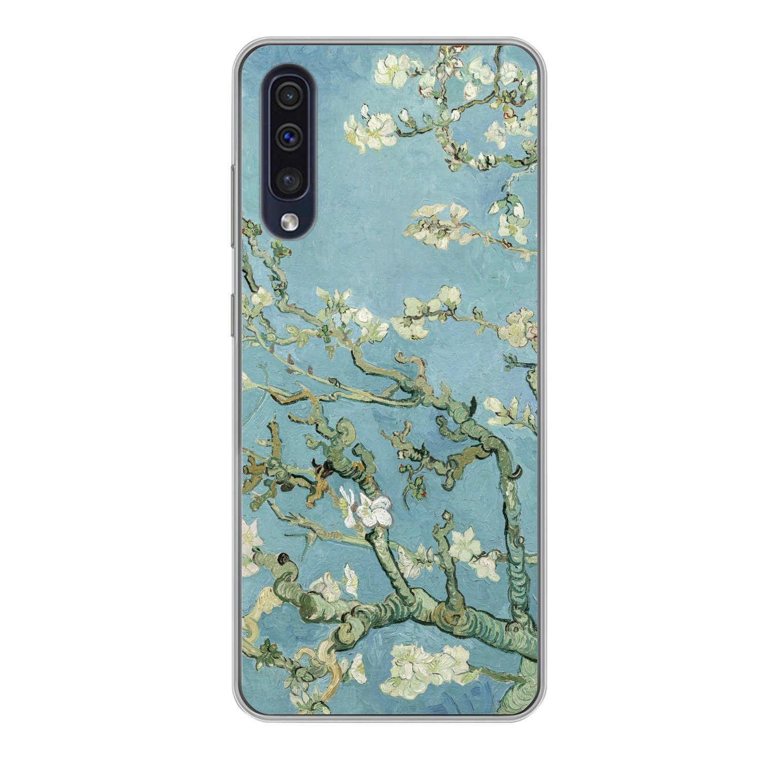 MuchoWow Handyhülle für Samsung Galaxy A50 Mandelblüte - Van Gogh - Kunst, Smartphone-Bumper, Print, Handy Schutzhülle Dünn