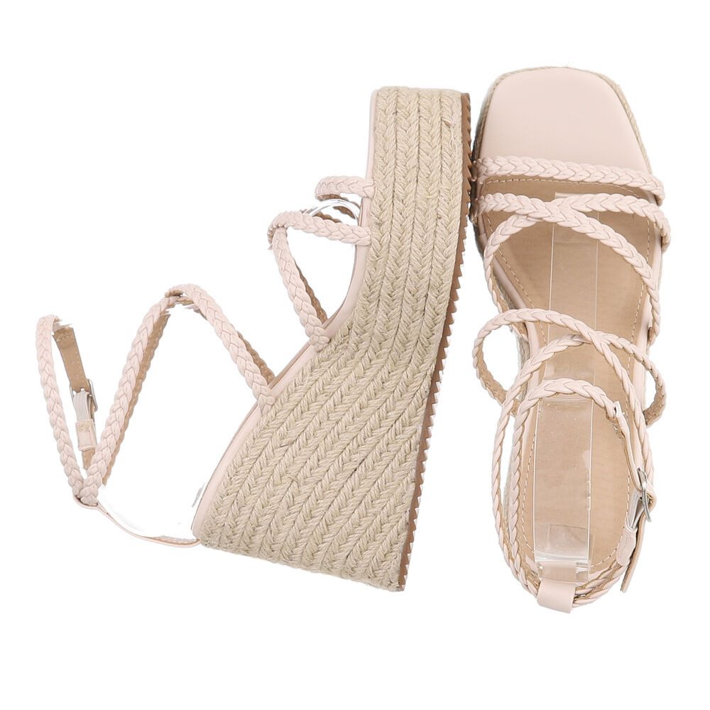 Ital-Design Wedge-Sandalen mit geflochtenen Riemen für günstig online kaufen