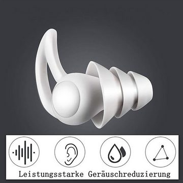 Fivejoy Gehörschutzstöpsel Gehörschutzstöpsel Ohrstöpsel Zum Schlafen, Weich 3D Shape Schlaf Ohrenstöpsel