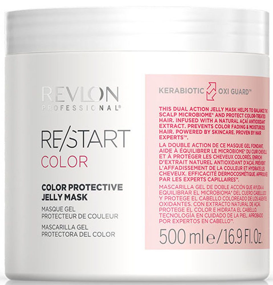 REVLON PROFESSIONAL Haarmaske RE/START COLOR PROTECTIVE JELLY MASK, Beugt Verblassung der Haarfarbe vor und spendet Feuchtigkeit.
