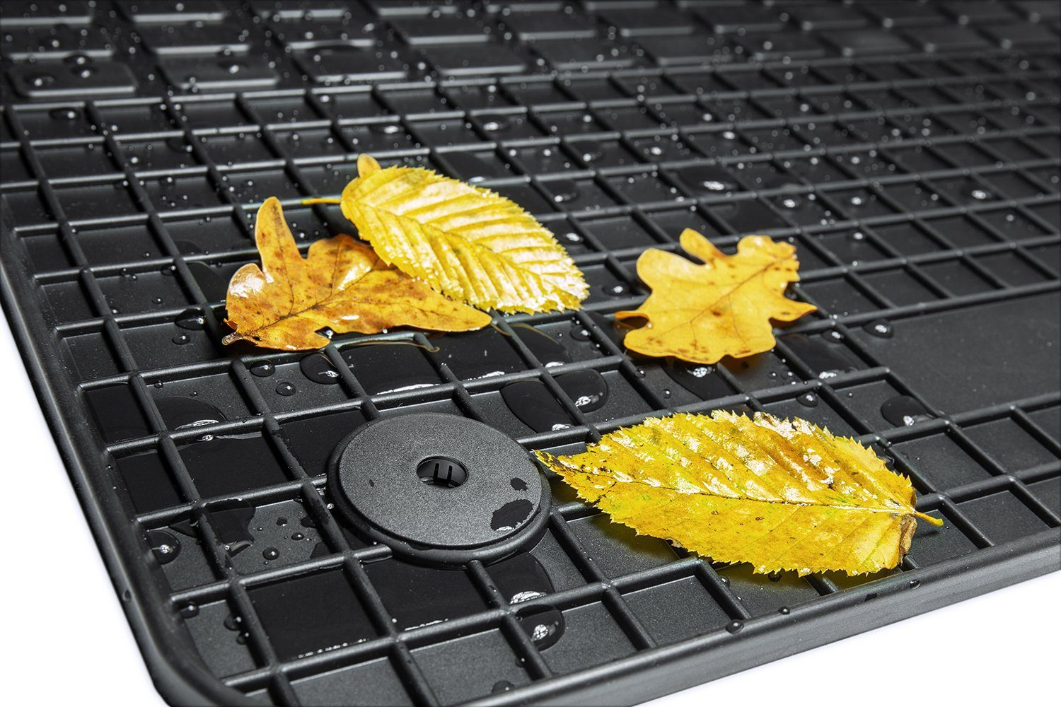 teileplus24 Auto-Fußmatten GM-104 Gummi Fußmatten Set kompatibel mit VW Tiguan 2 2016-2024