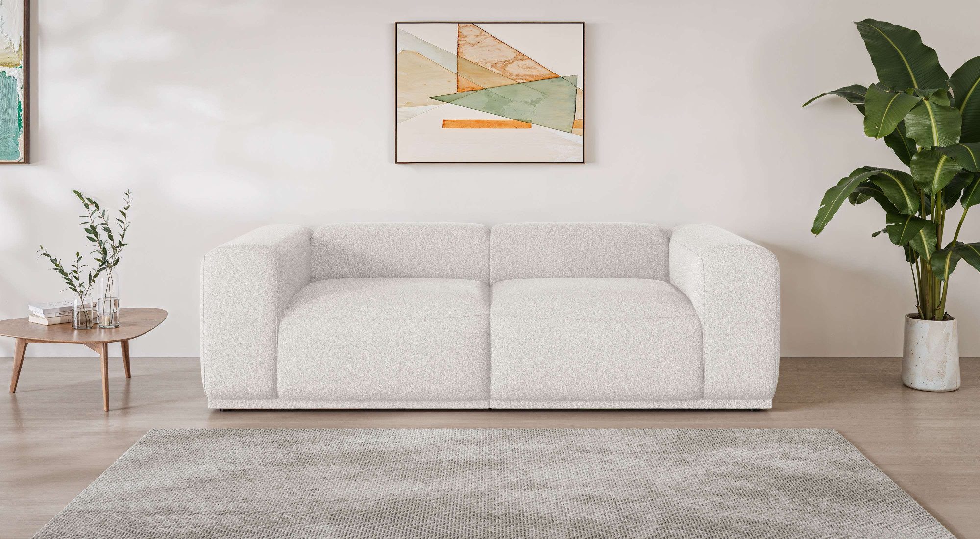 s.Oliver Big-Sofa EMMERIK Designersofa, 3-Sitzer mit Wellenfederung, B/T/H: 242/98/73 cm, hoher Sitzkomfort, gemütlich und modern, auch in Cord