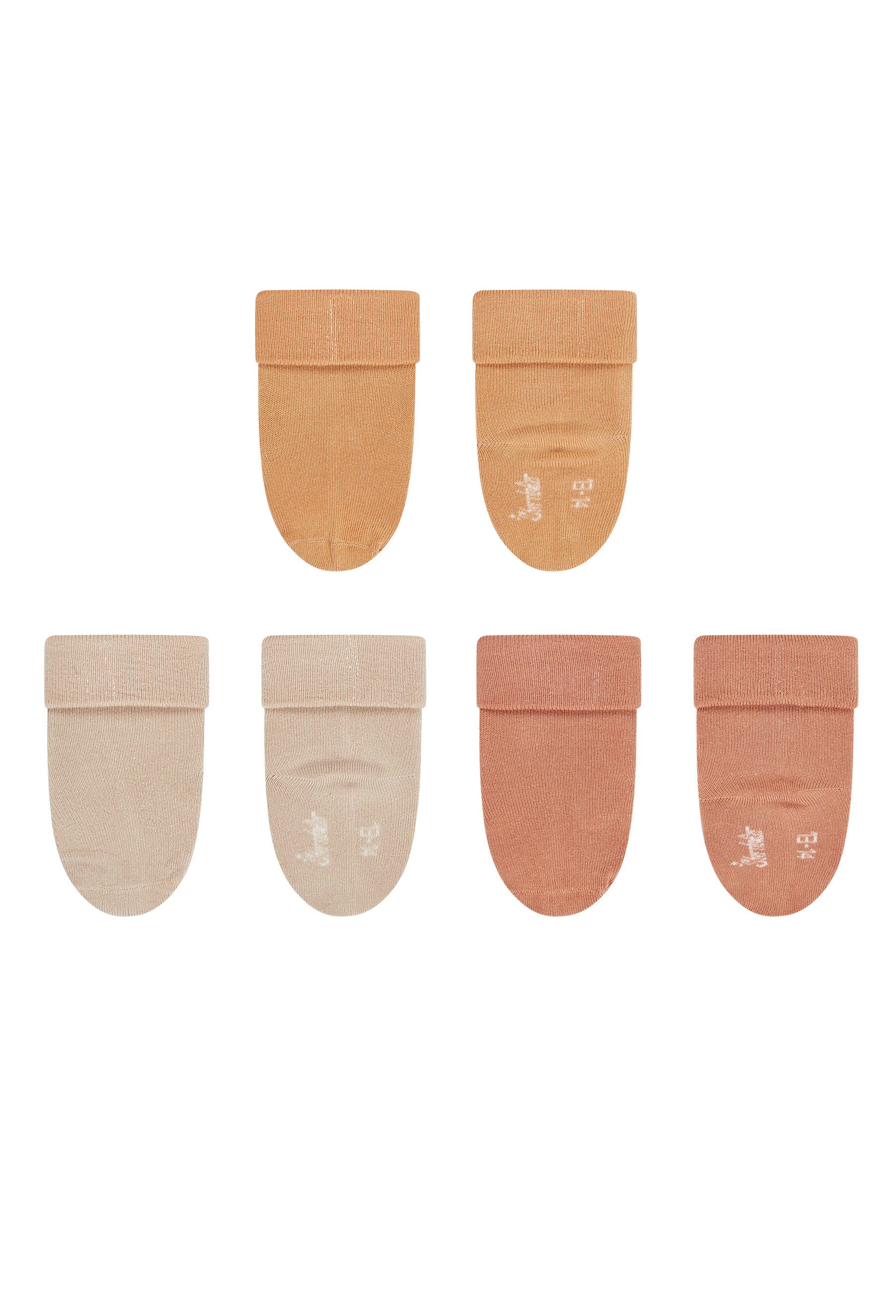 Sterntaler® Basicsocken Baby Socken 3er-Pack uni (3-Paar, 3er-Pack) Baby-Socken 3er-Pack, Umschlag, Bambus-Viskose, weich & hautfreundlich – Bild 2 von 5