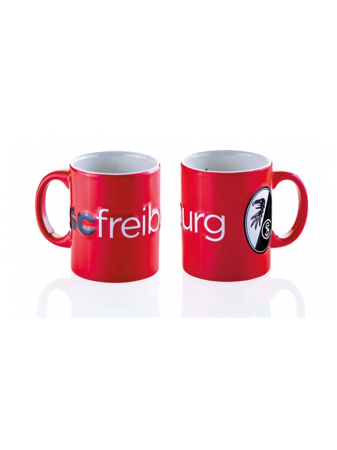 SC Freiburg Becher SC Freiburg Tasse "Relief", Keramik