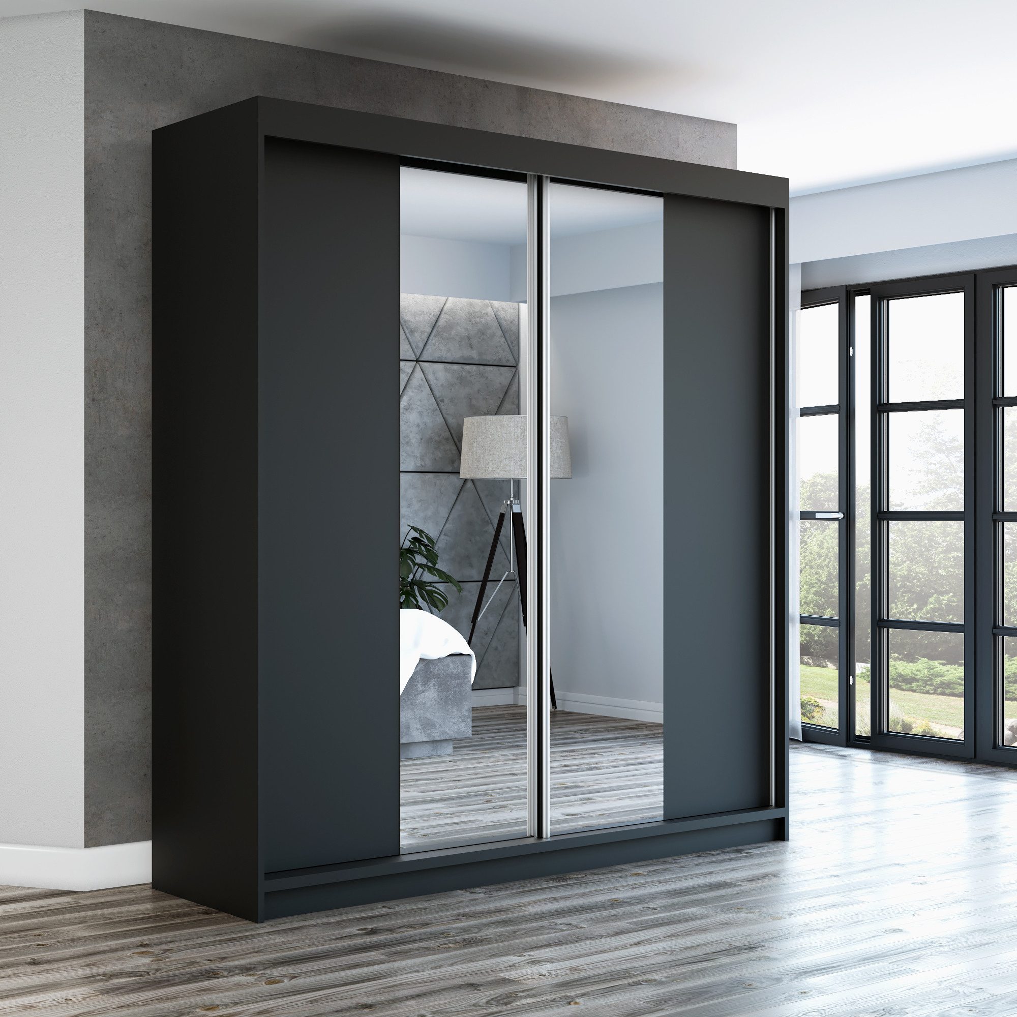A&J MöbelLand GmbH Schwebetürenschrank NEO 180 günstig online kaufen