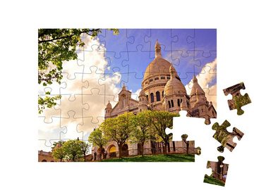 puzzleYOU Puzzle Berühmte Kirche Sacre Coeur, Paris, Frankreich, 48 Puzzleteile, puzzleYOU-Kollektionen Sacre Coeur