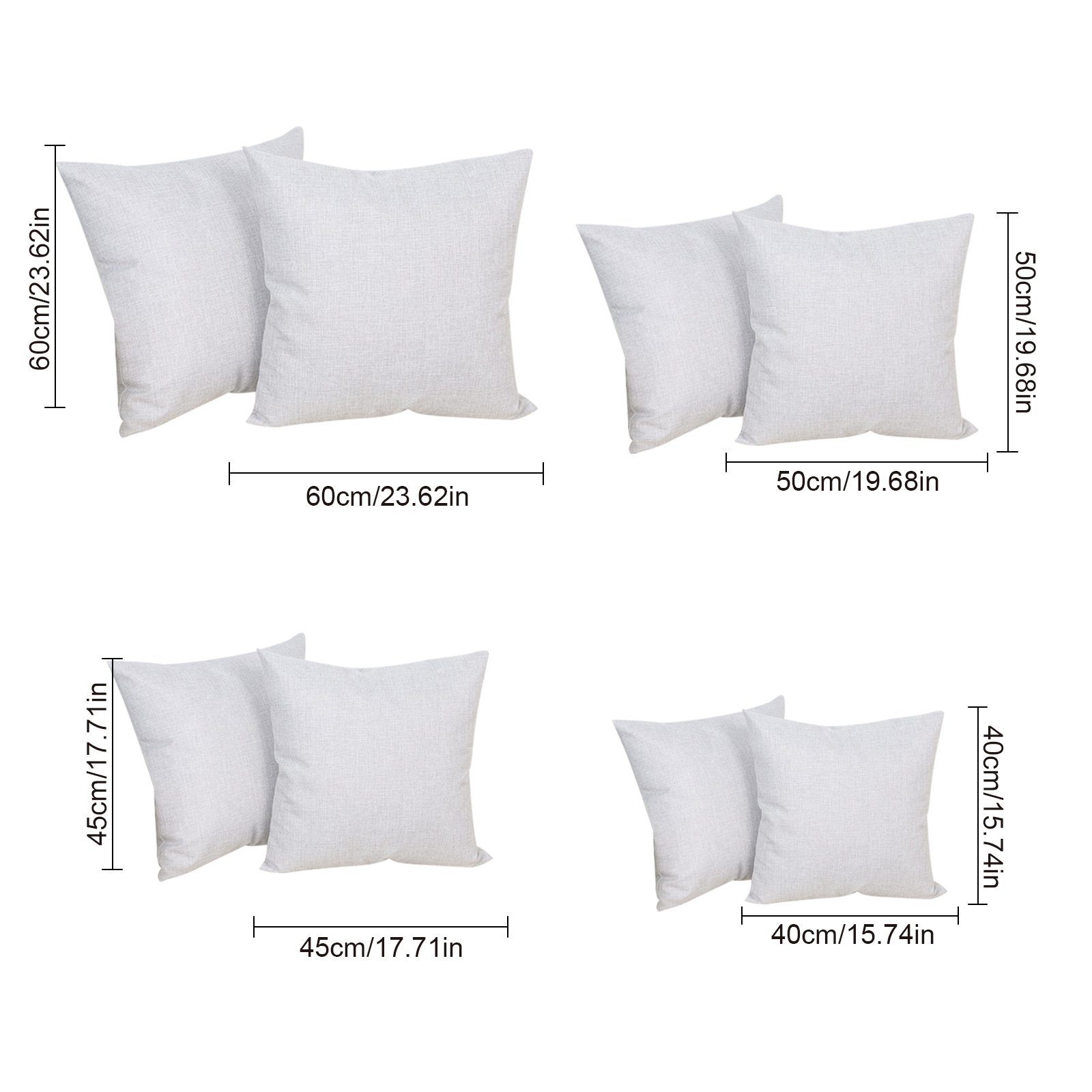 OKWISH Kissenbezüge 2er Dekokissen Bezug Set günstig online kaufen
