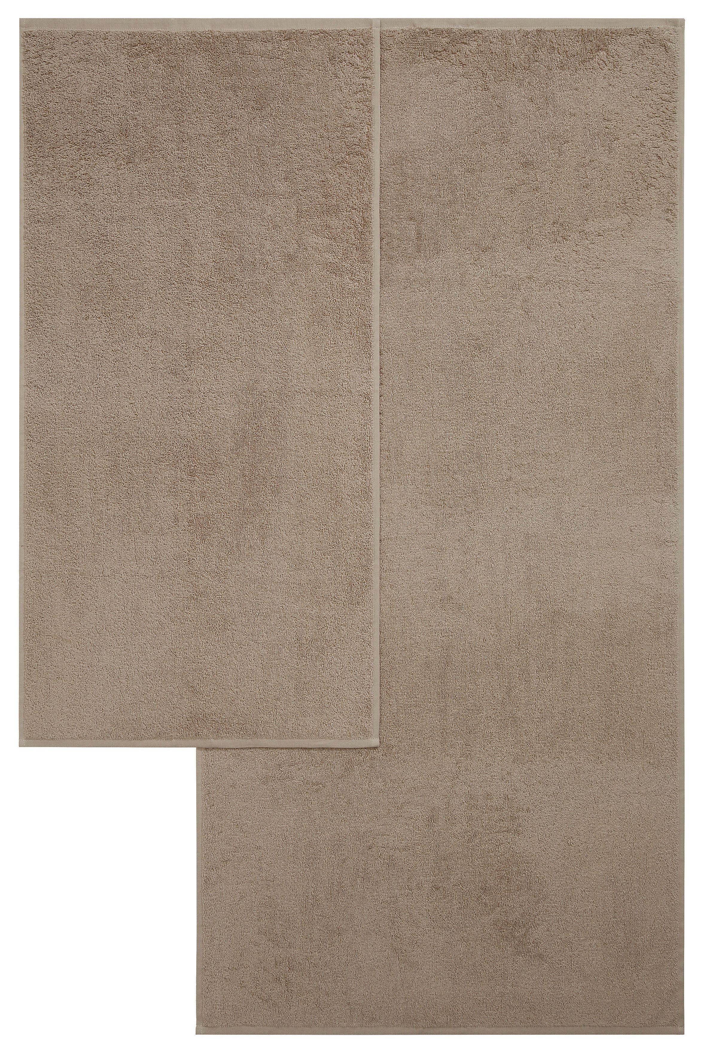 OTTO home Handtuch Set Merida, 4 Duschtücher 70x140cm, 4 Handtücher 50x100cm, Frottier (8-St), kuschelig weich, einfarbig, 100% Baumwolle