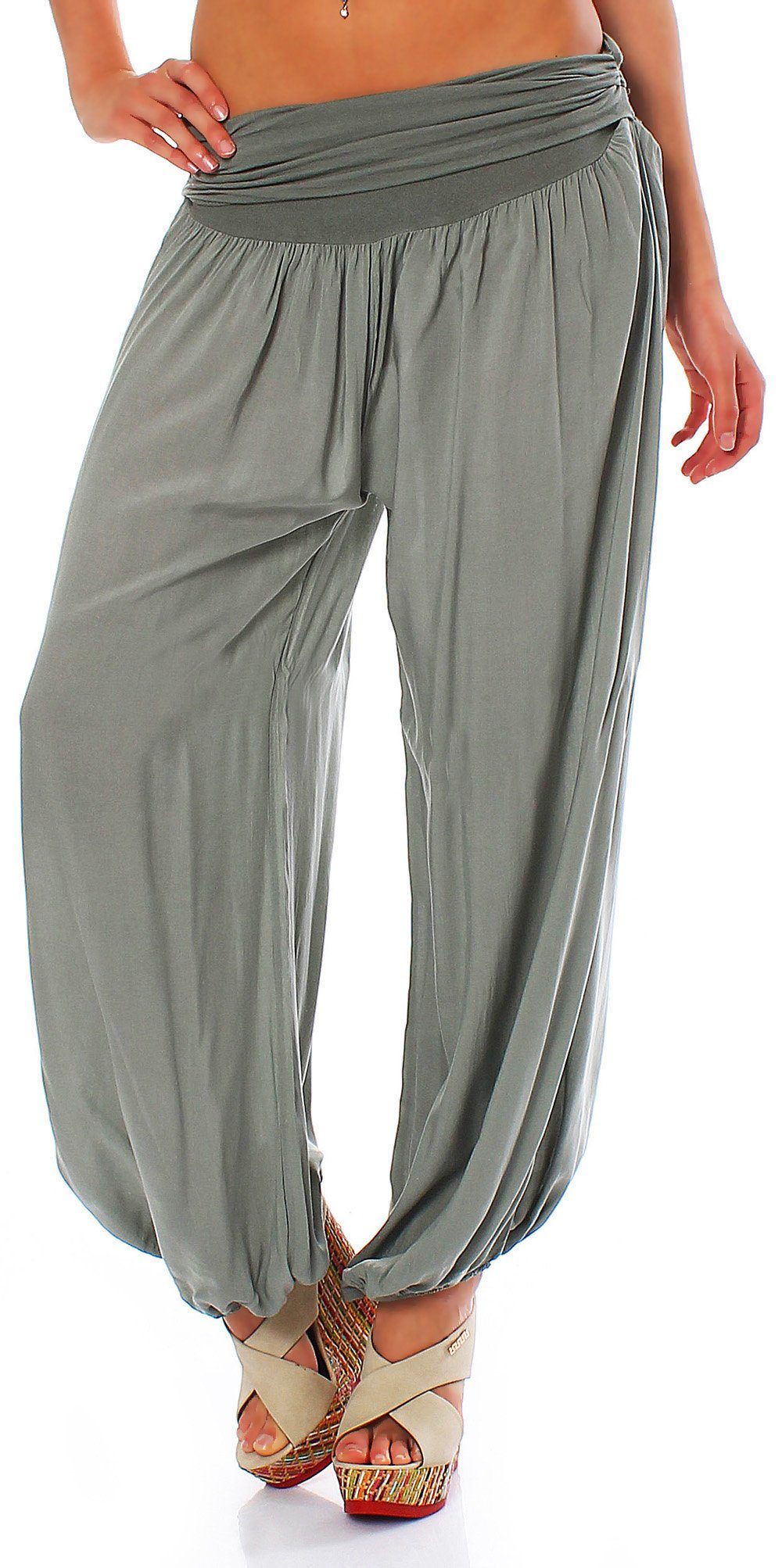 malito more than fashion Haremshose malito Damen Pumphose in Uni Farben, Ha günstig online kaufen