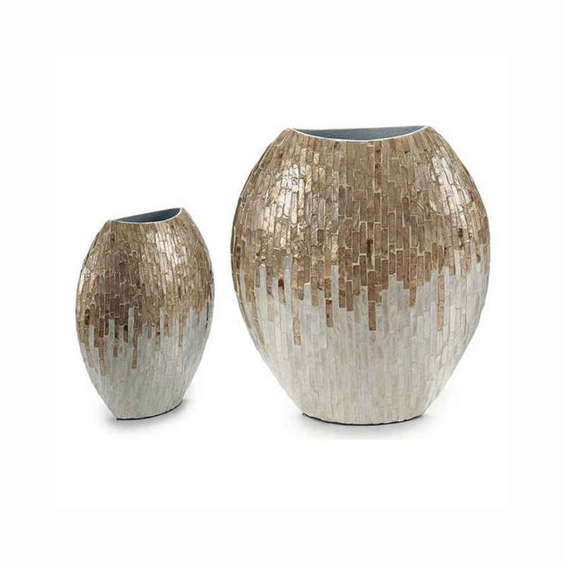 Gift Decor Dekovase »Vase 15 x 35 x 32 cm Perlmutt«