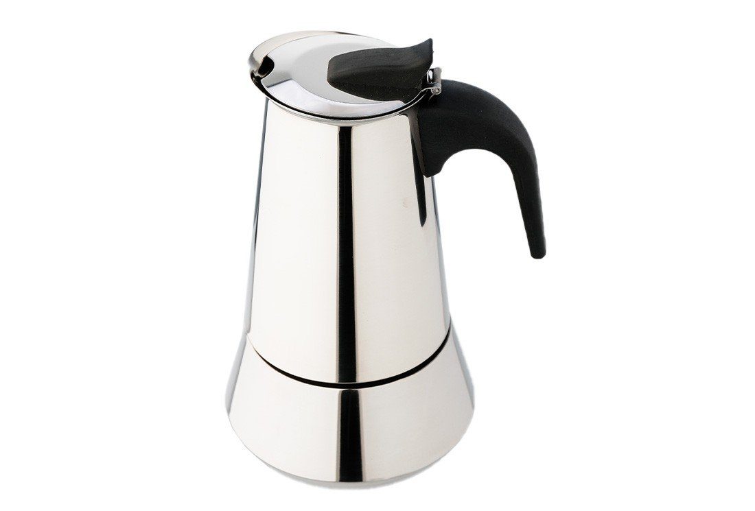 6 rostfreier Espressokanne Kaffeekanne Stahl Tassen Dekonaz