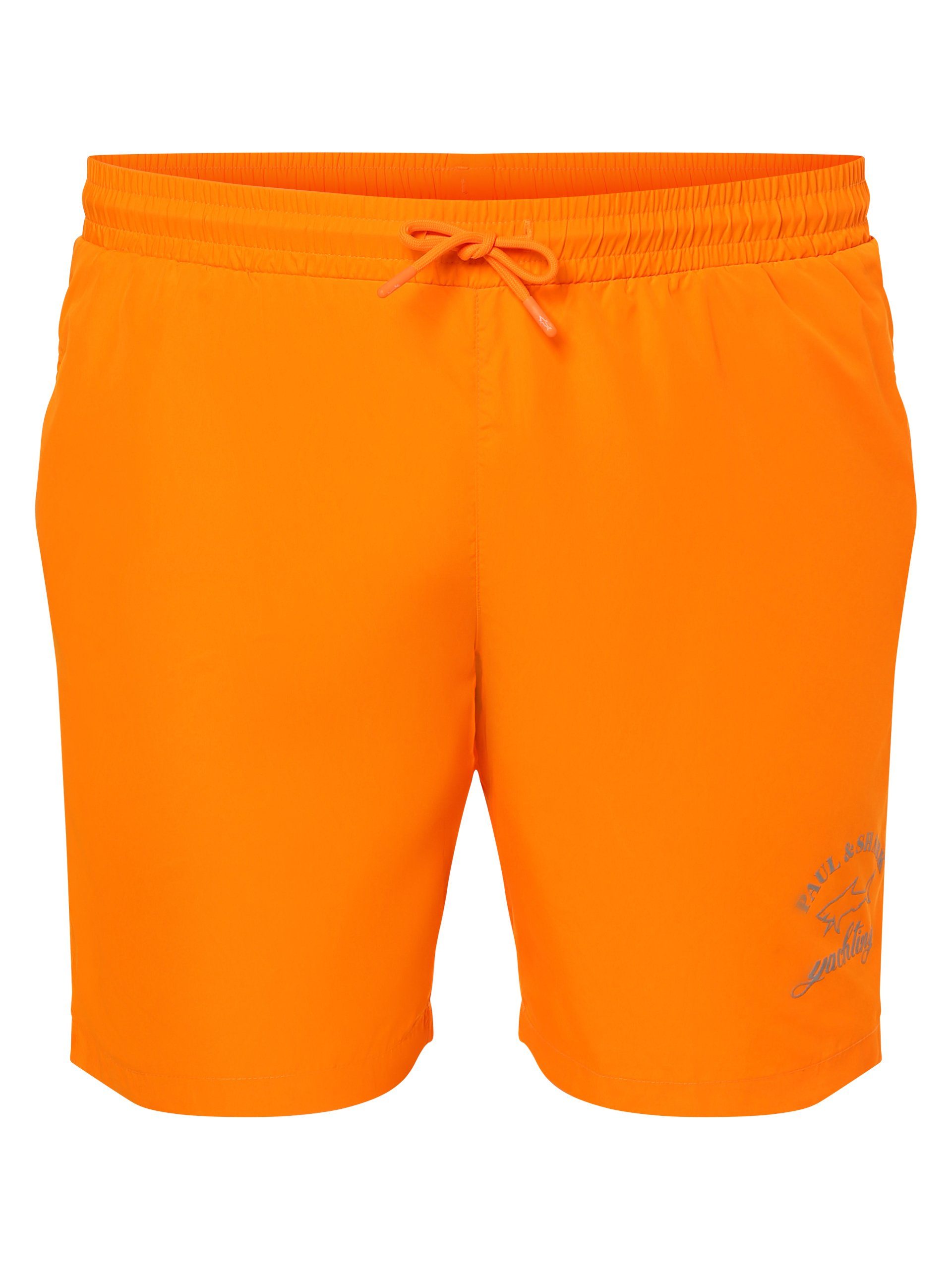 PAUL Badeshorts SHARK & orange