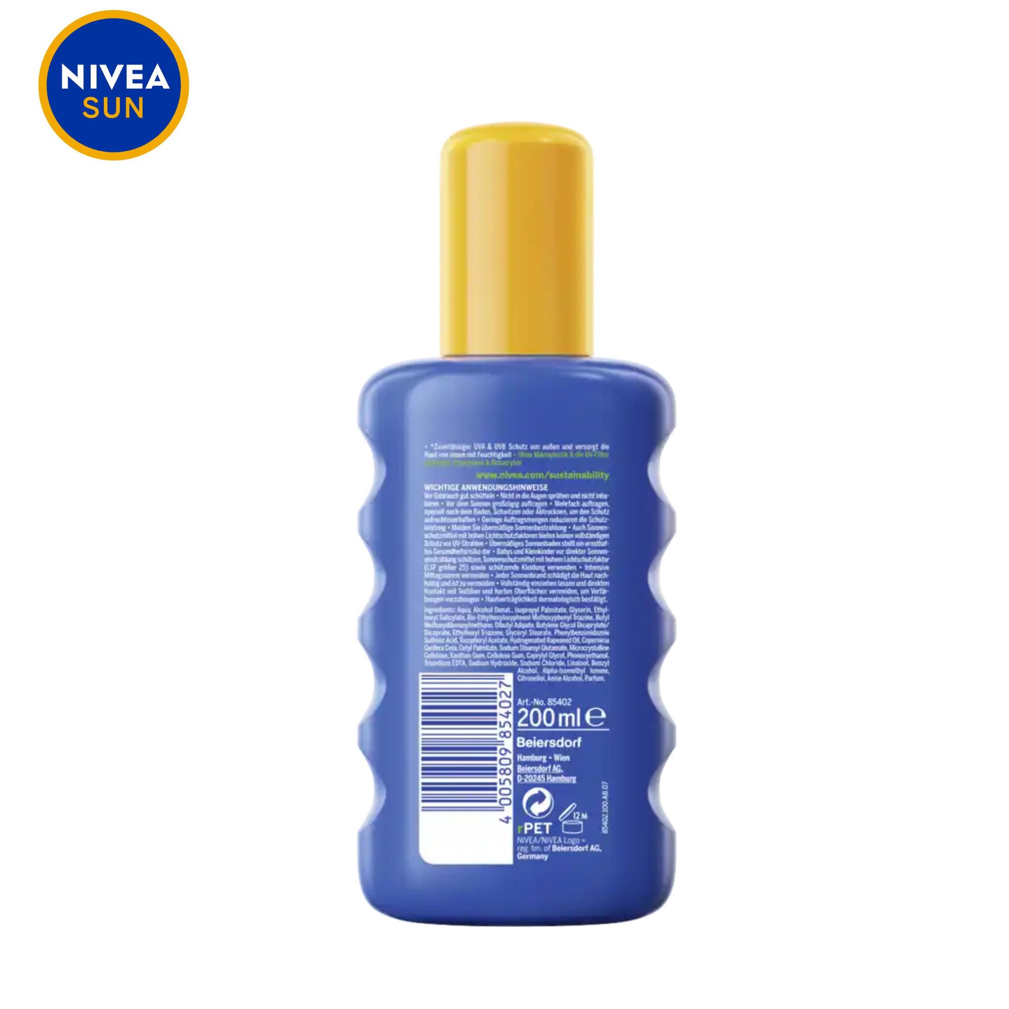 Nivea Sonnenschutzspray SUN Schutz & Pflege Sonnenspray LSF 30, 2er Pack (2x 200ml)