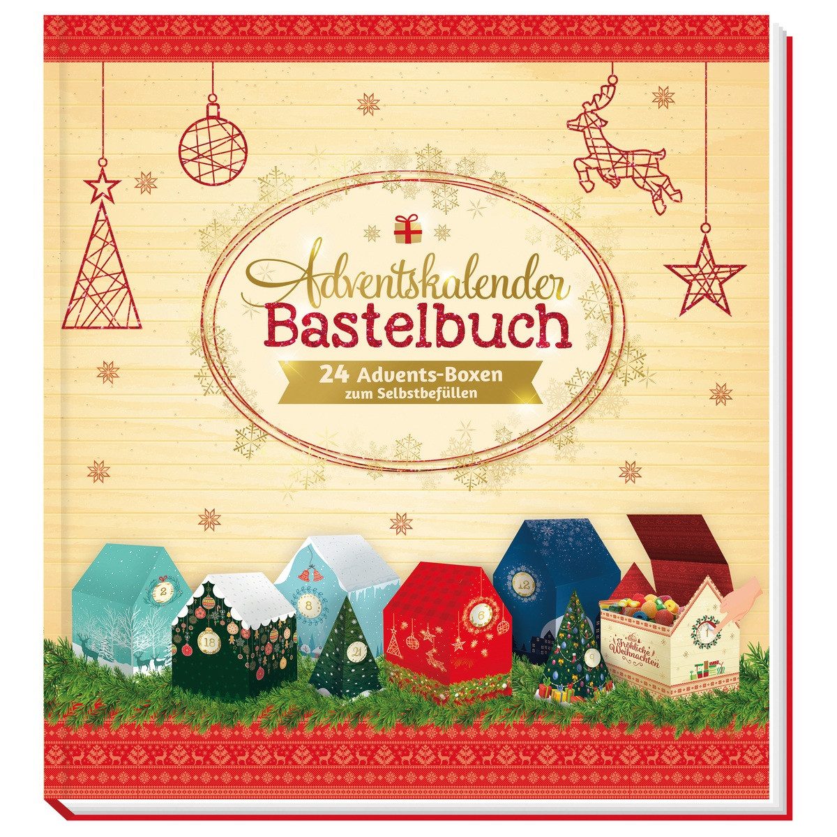 Trötsch Verlag Adventskalender TRÖTSCH Bastelbuch Adventskalender 24 Advents-Boxen