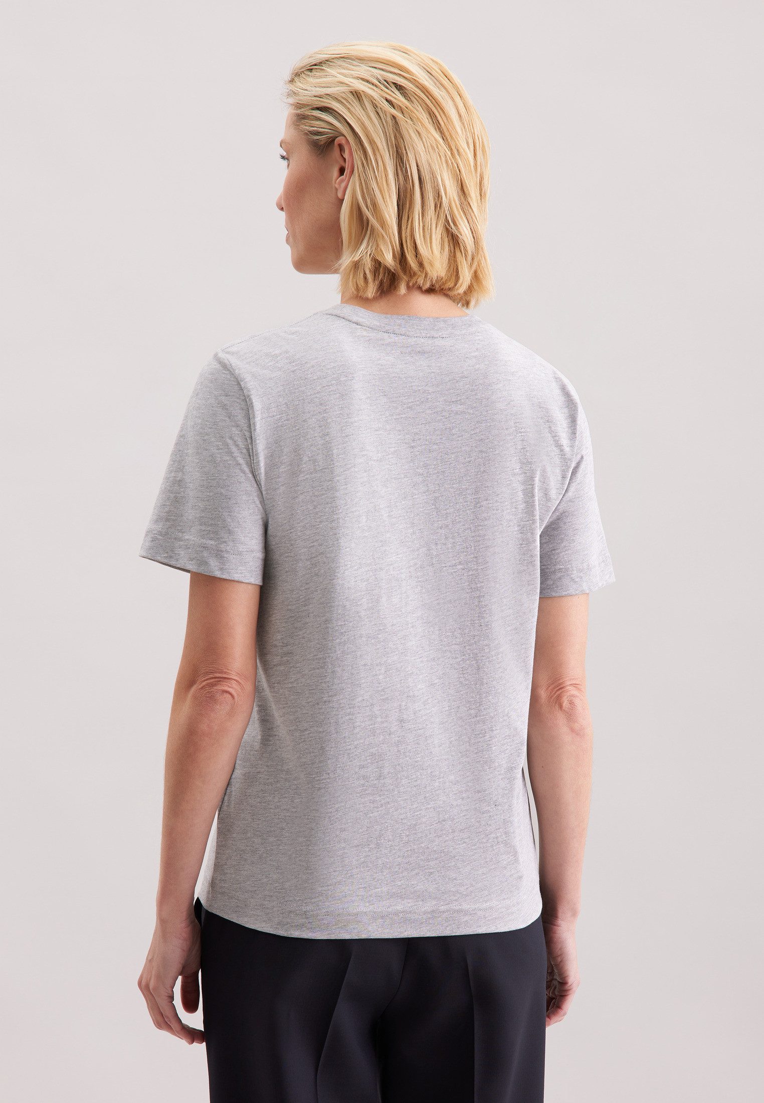 seidensticker T-Shirt, 1/2 Rundhals Uni günstig online kaufen