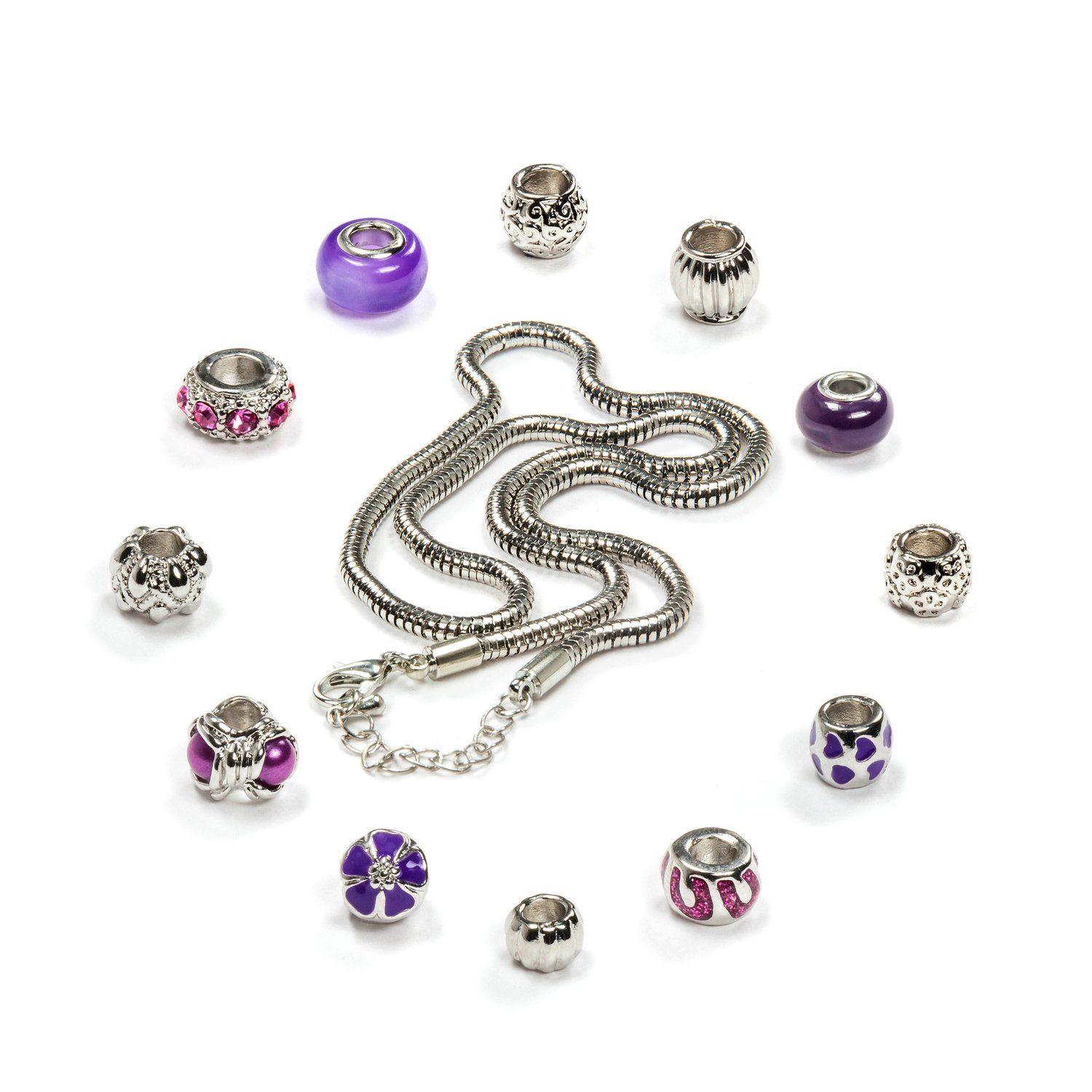 VALIOSA Schmuck-Adventskalender Mode-Schmuck Adventskalender mit Halskette, Armband + 22 individuelle (24-tlg), 24-teilig (1 Set) – Bild 5 von 5
