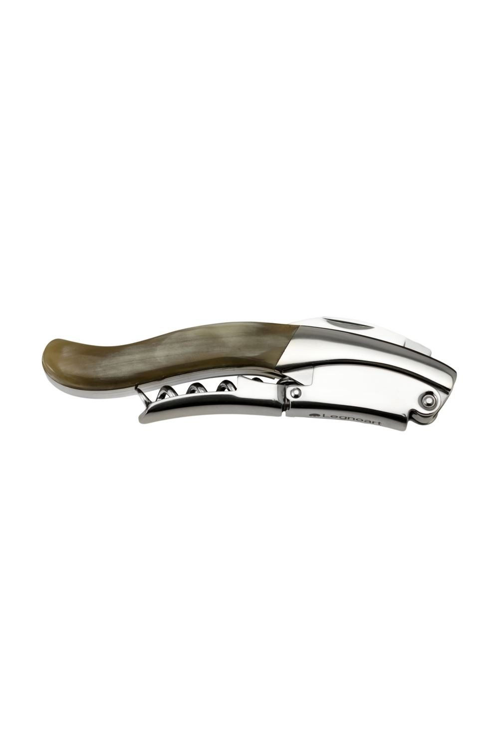 Weinflaschenöffner Kellnermesser Edelstahl braun WF-1CX