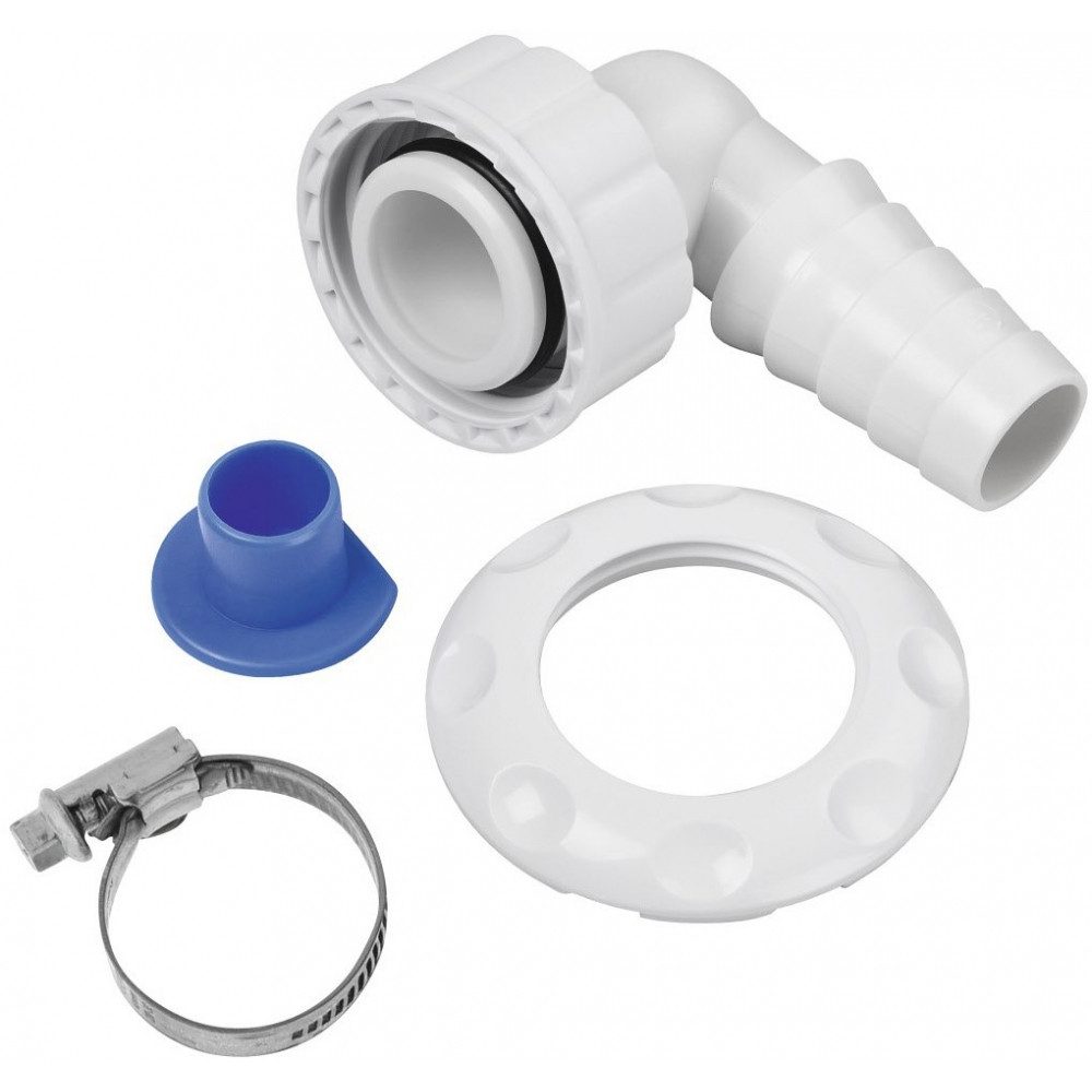Küchenorganizer-Set Xavax Siphonanschluss für Wandeinbau-Siphons