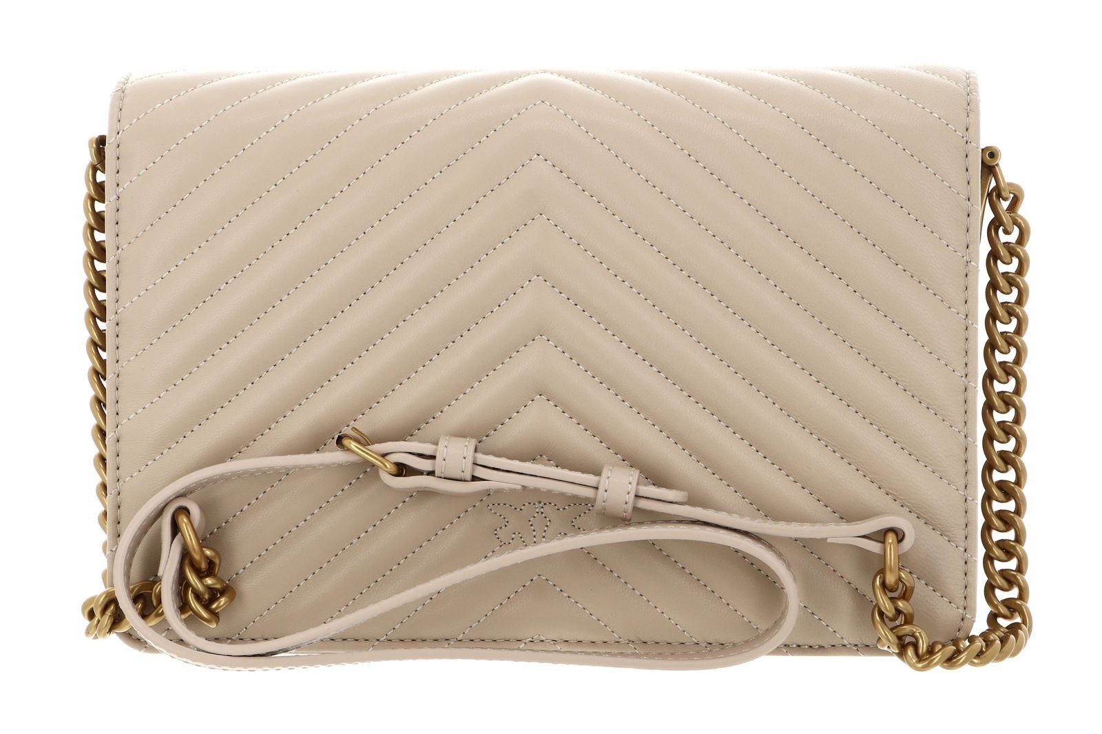 PINKO Umhängetasche Classic Sheep Nappa Chevron, aus echtem Schafsleder