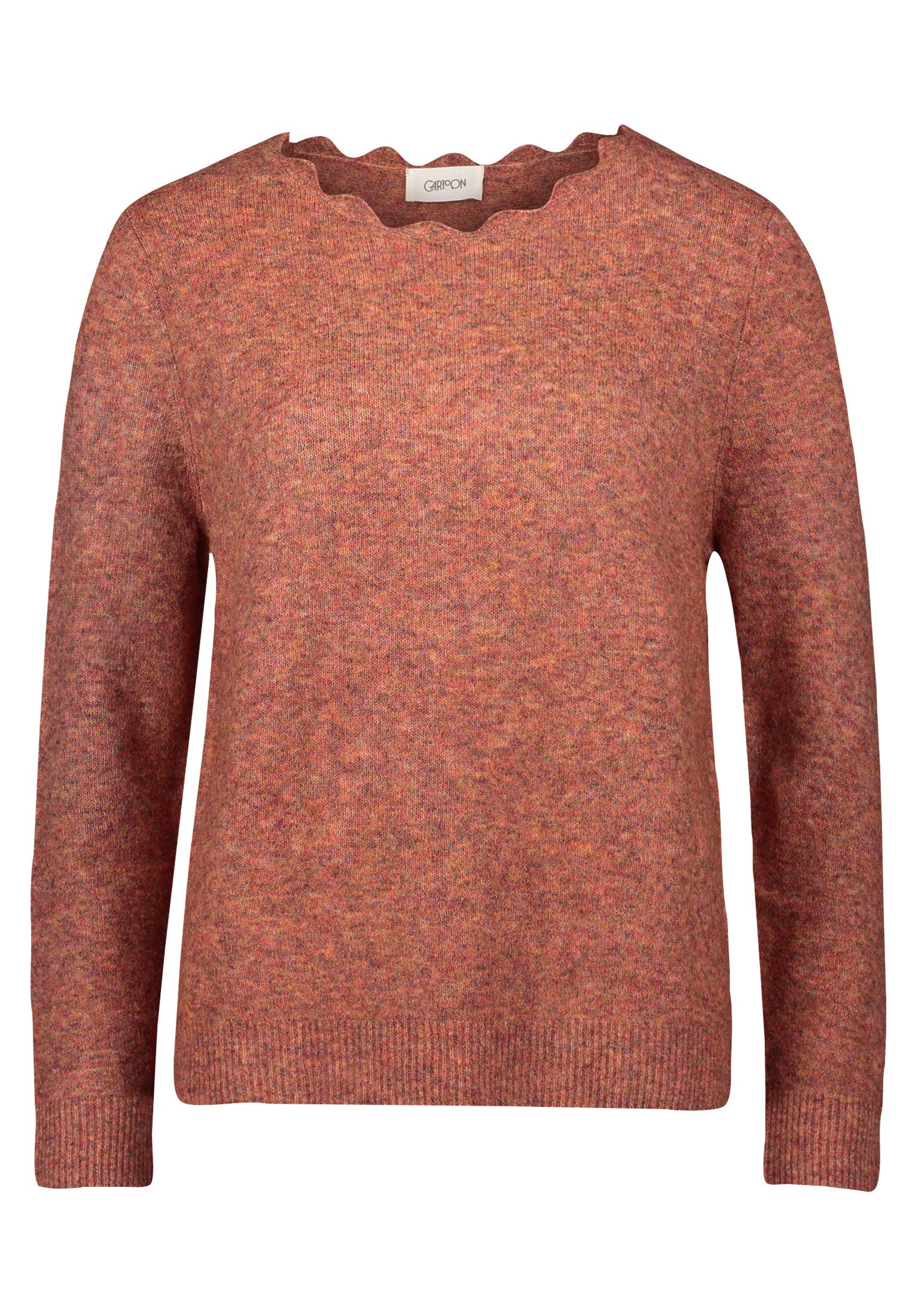 Cartoon Strickpullover Cartoon Strickpullover mit Rundhalsausschnitt günstig online kaufen