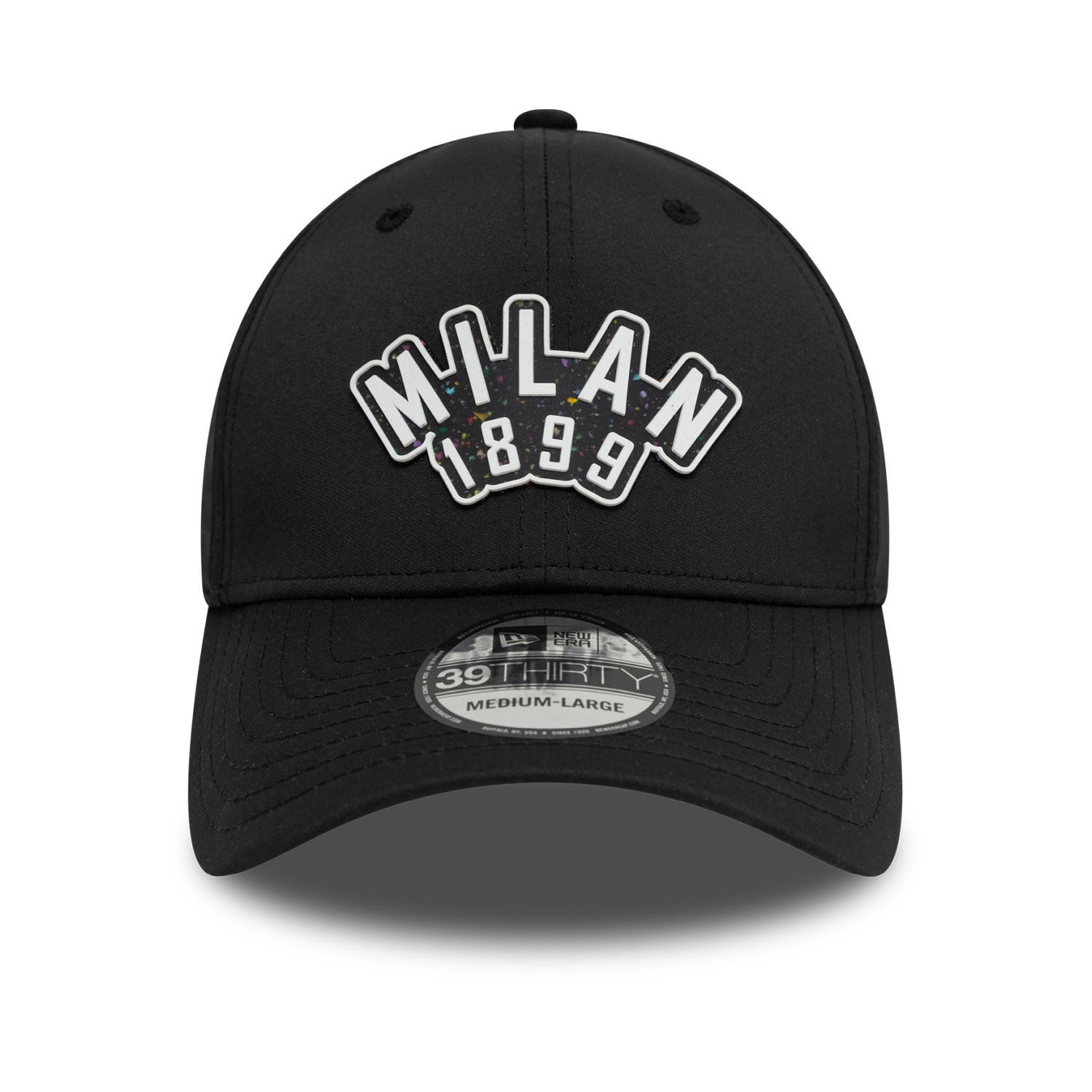 New Era Flex Cap 39Thirty Stretch RUBBER AC Mailand