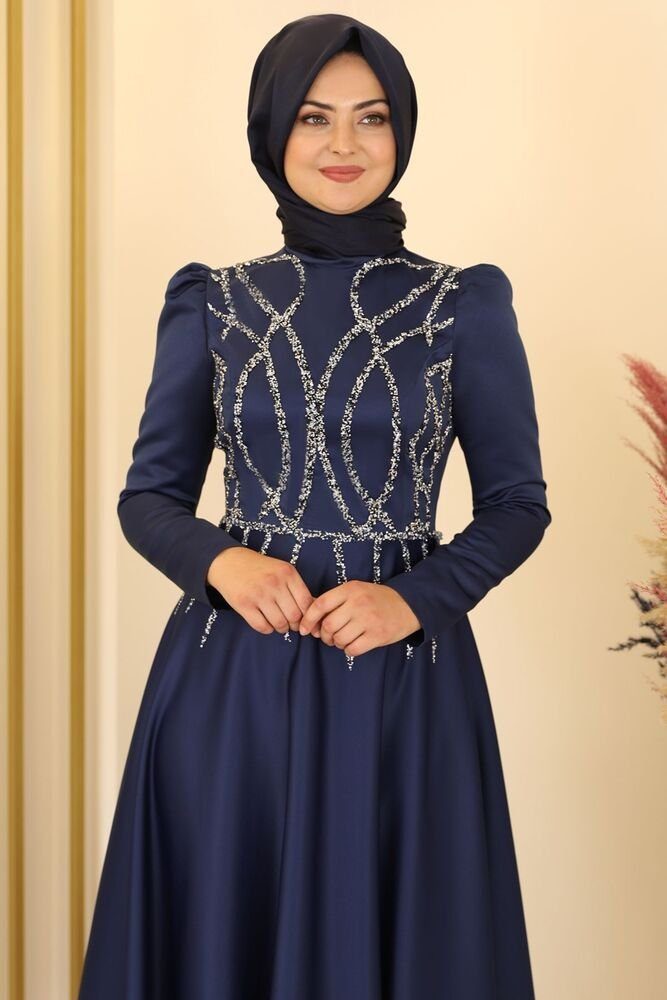 fashionshowcase Satinkleid Maxikleid in Satinoptik mit günstig online kaufen