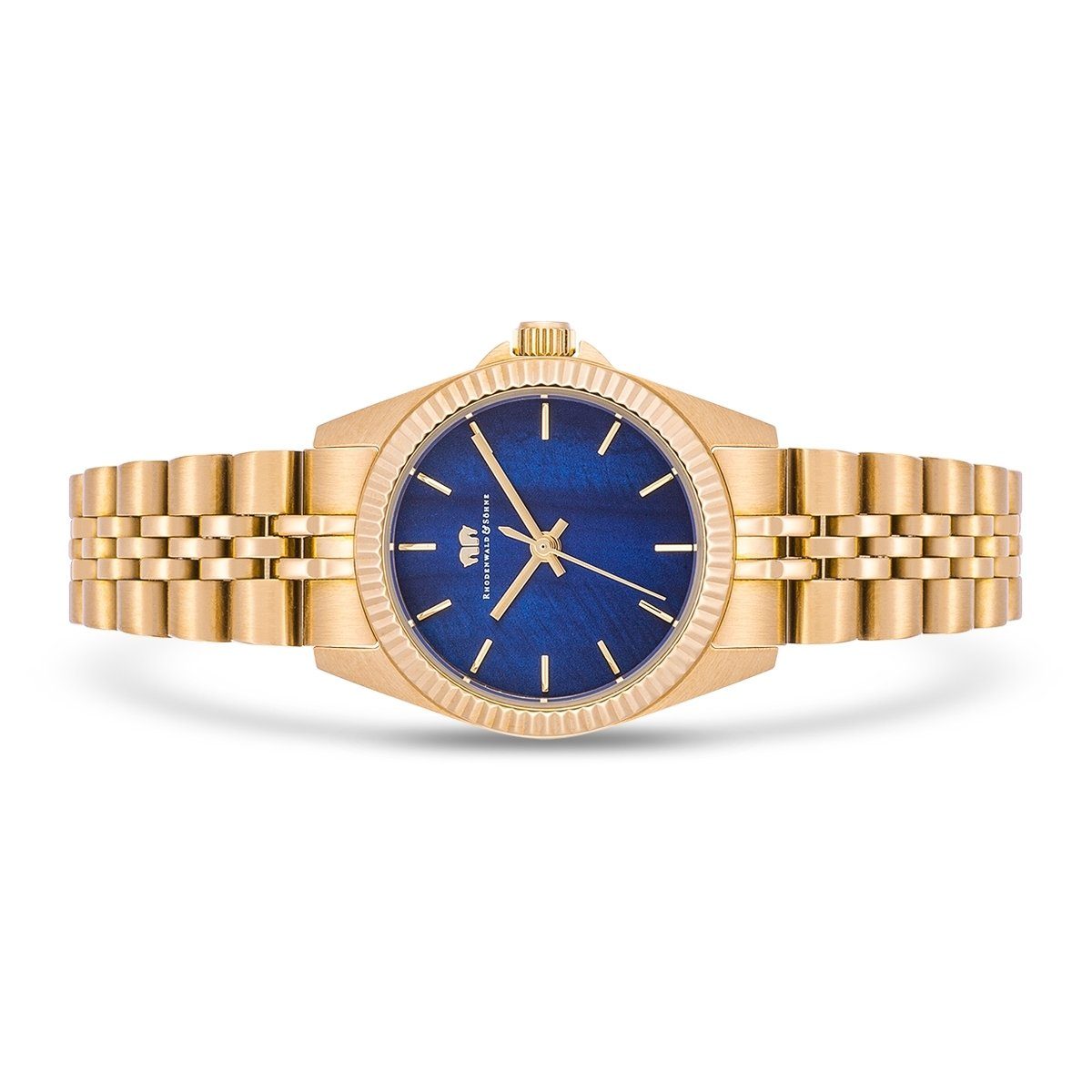 Rhodenwald & Söhne Quarzuhr Cassina gelbgold, mit Edelstahl-Armband günstig online kaufen