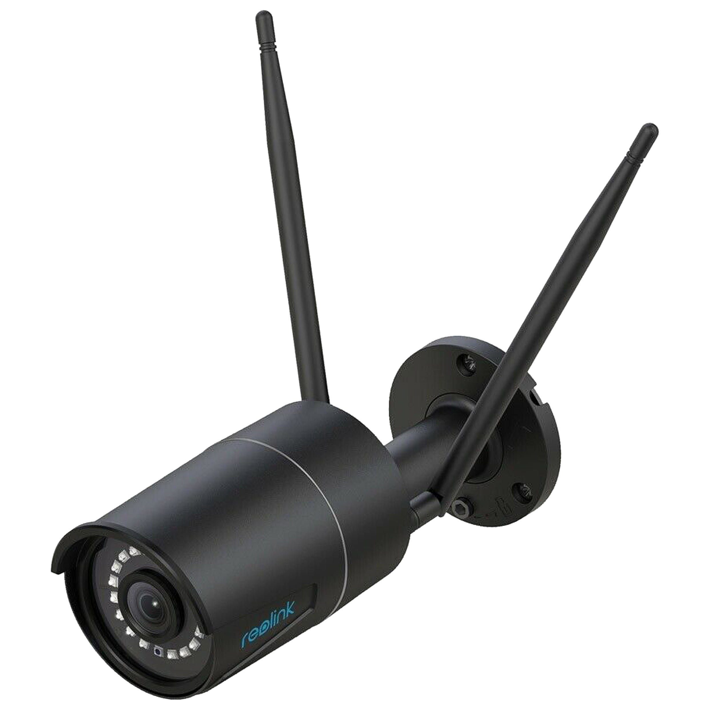 Reolink Überwachungskamera RLC-410W 4 MP IP Dualband-WLAN (Außenbereich, Innenbereich, 4 Megapixel Super HD Auflösung, Nachtsich bis zu 30 Meter)