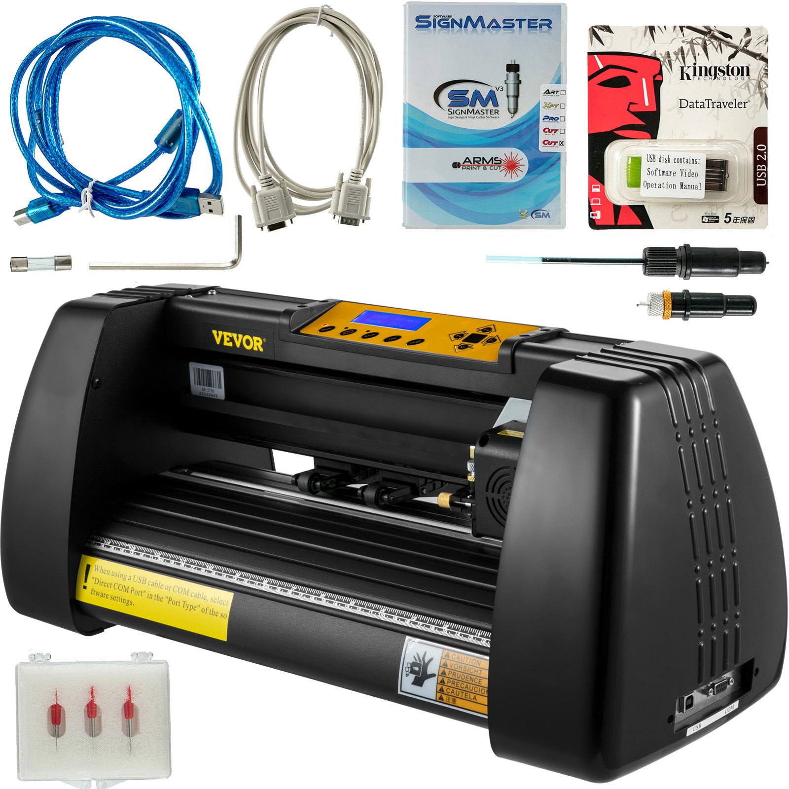 VEVOR Vinyl Schneideplotter Vinyl Cutter Plotter Machine mit der Software Multifunktionsdrucker