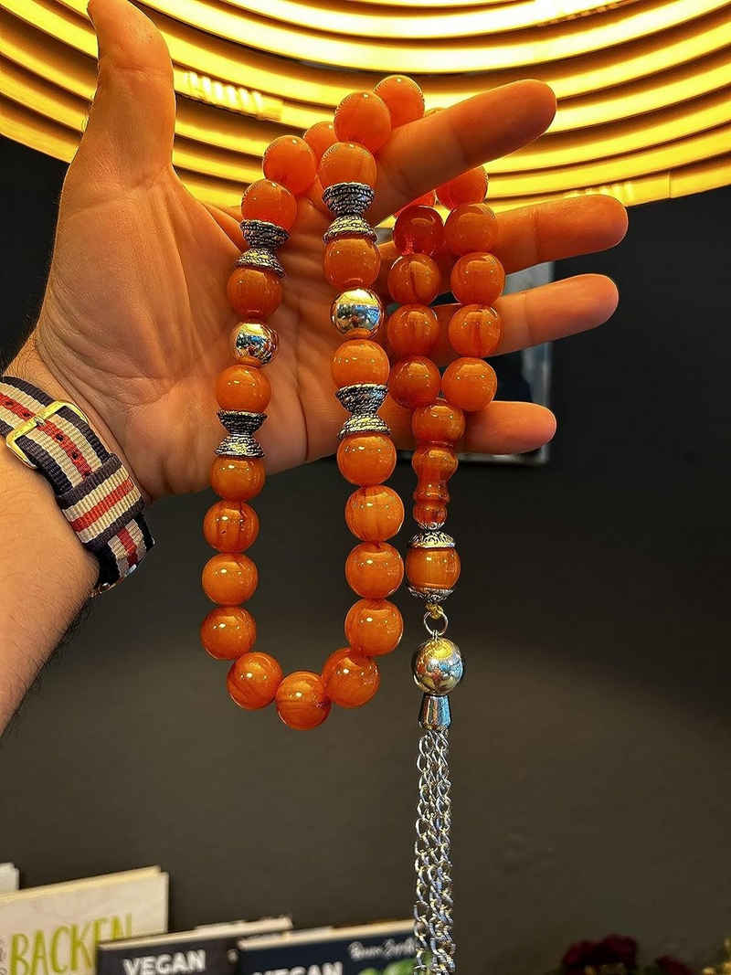 TesbihBid Perlenanhänger Gebetskette Tesbih Misbaha islam Amber Prayerbeads Bakalite faturan (33-tlg), tesbih misbaha rosary tasbeeh