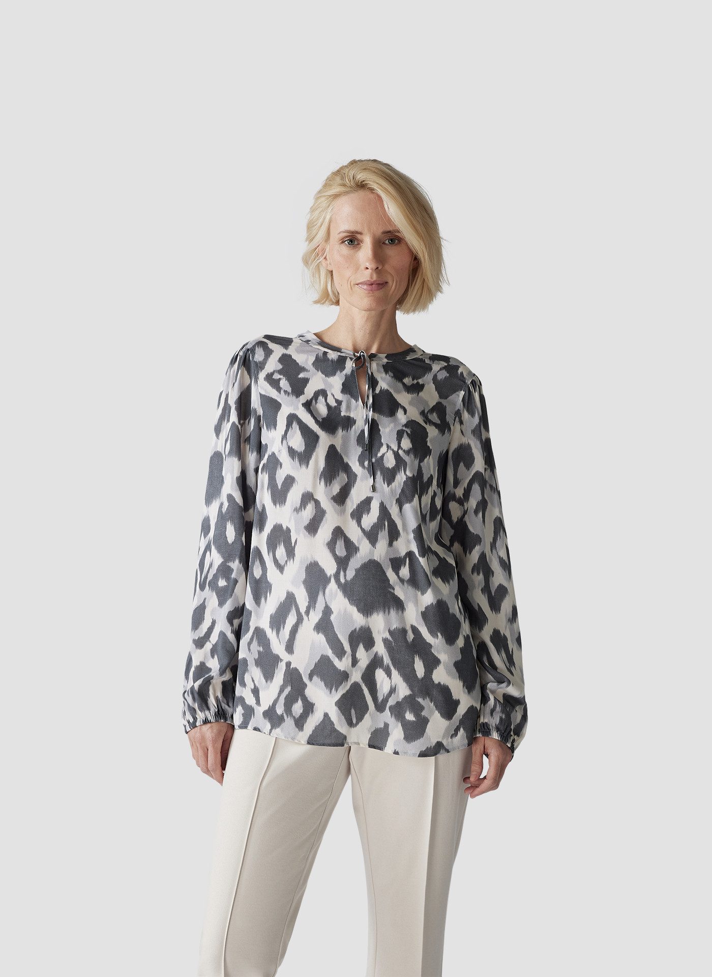 Klassische Bluse LeComte Bluse mit angesagtem Animalprint