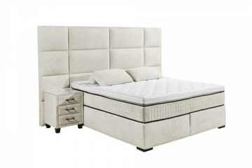 ED EXCITING DESIGN Boxspringbett Ragusa, Duo Wendematratze, XL Kopfteil