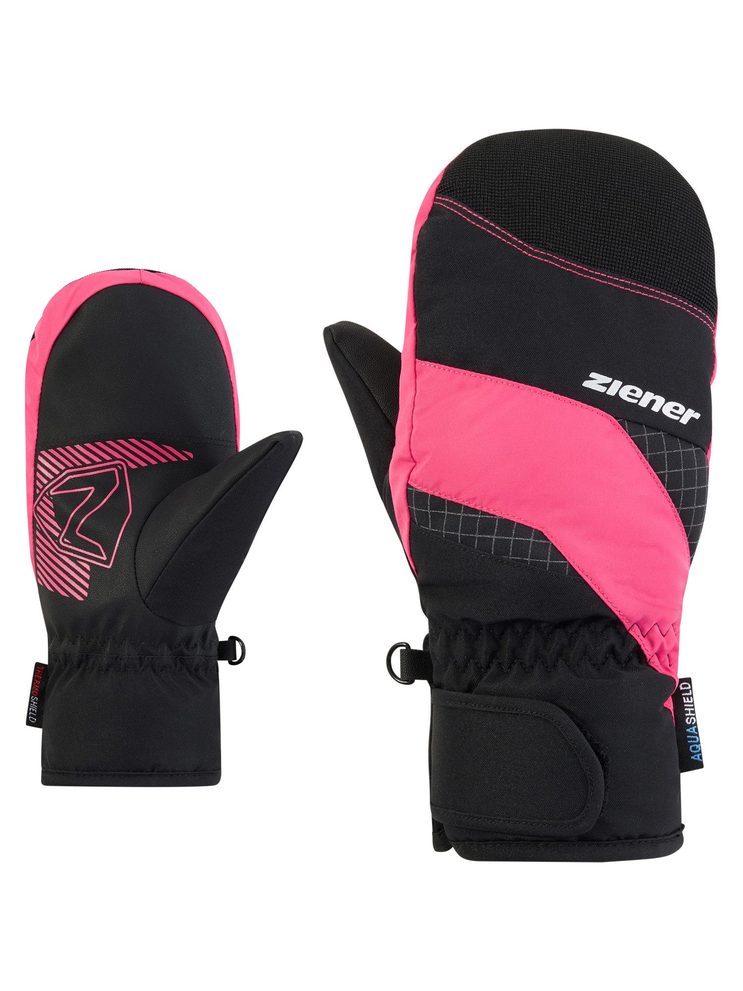 Ziener Fäustlinge LUUKIO-Z AQUASHIELD® JUNIOR wasserdicht, winddicht, atmungsaktiv, warmes Fleece-Futter