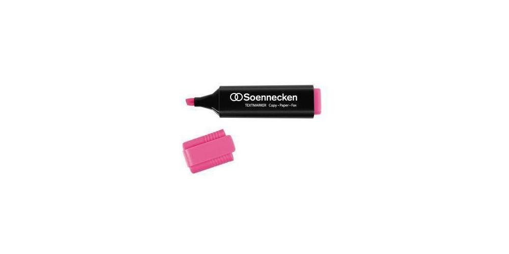 Soennecken Textilmarker Textmarker 2-5mm rosa Keilspitze 2-5mm rosa Keilspitze | Marker