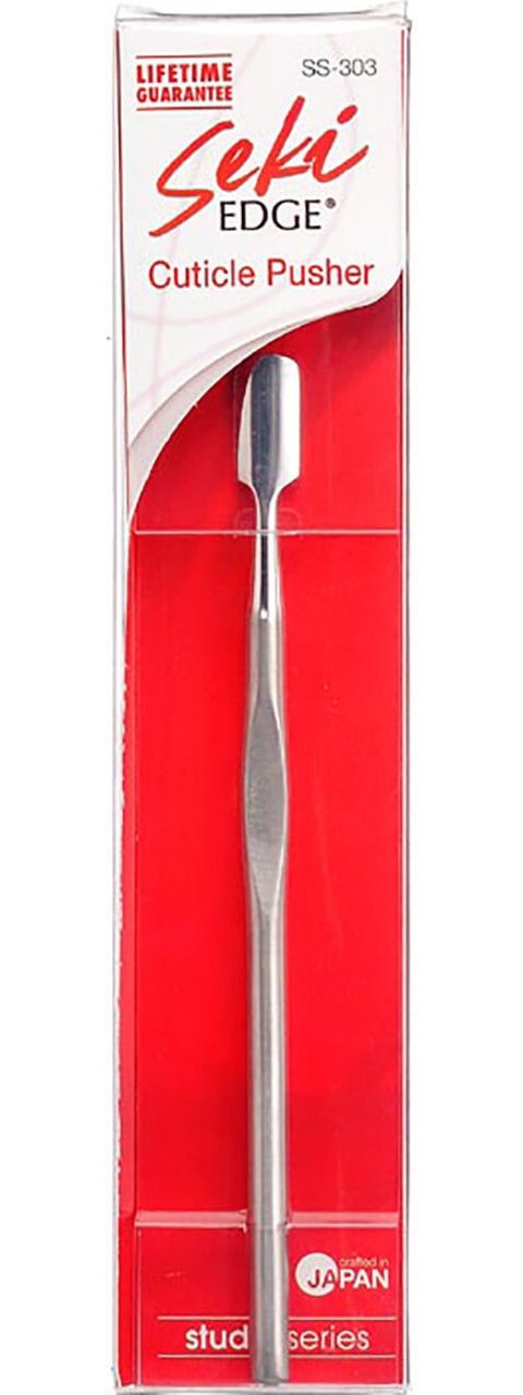 Seki EDGE Nagelschere SS-303, Made in Japan, 127mm, Für Nagelhaut, Cuticle Pusher, griffsichere Führung, Edelstahl