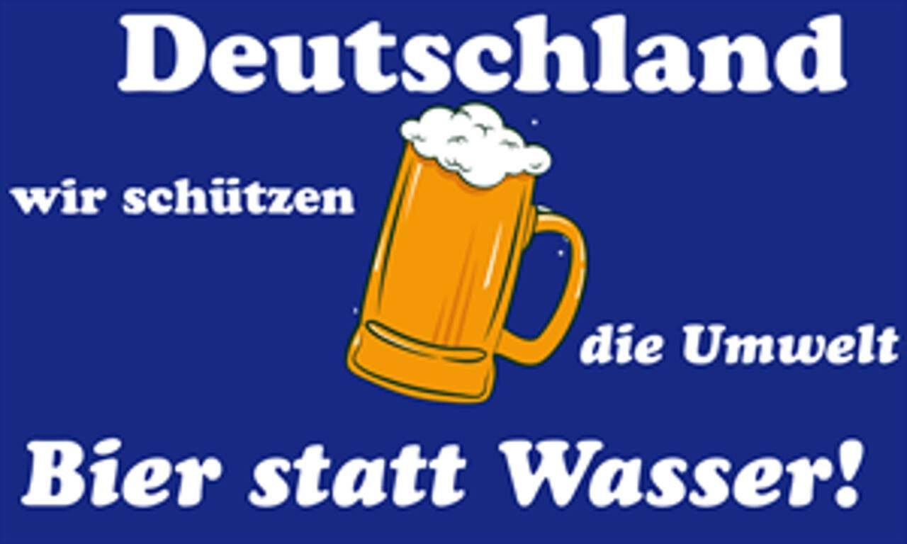 statt g/m² Wasser Flagge Bier flaggenmeer 80