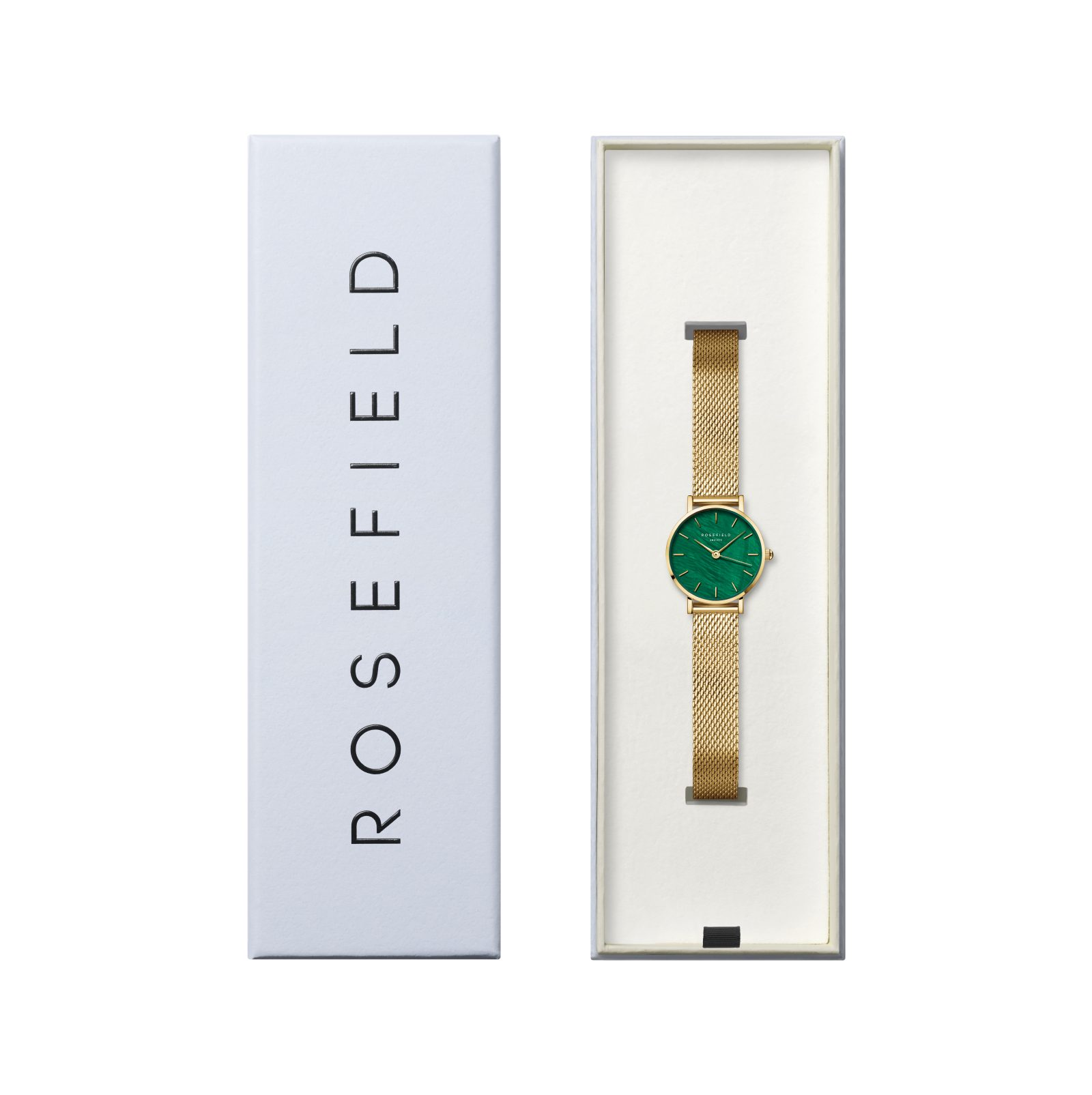 ROSEFIELD Quarzuhr ROSEFIELD Damenuhr Small Edit 26mm Goldfarben