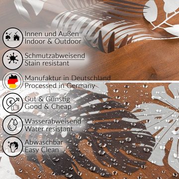 ANRO Tischdecke Klara Tischtuch Plastiktischdecke Schutzdecke Klarsichtfolie, Glatt 140x100cm wasserabweisend