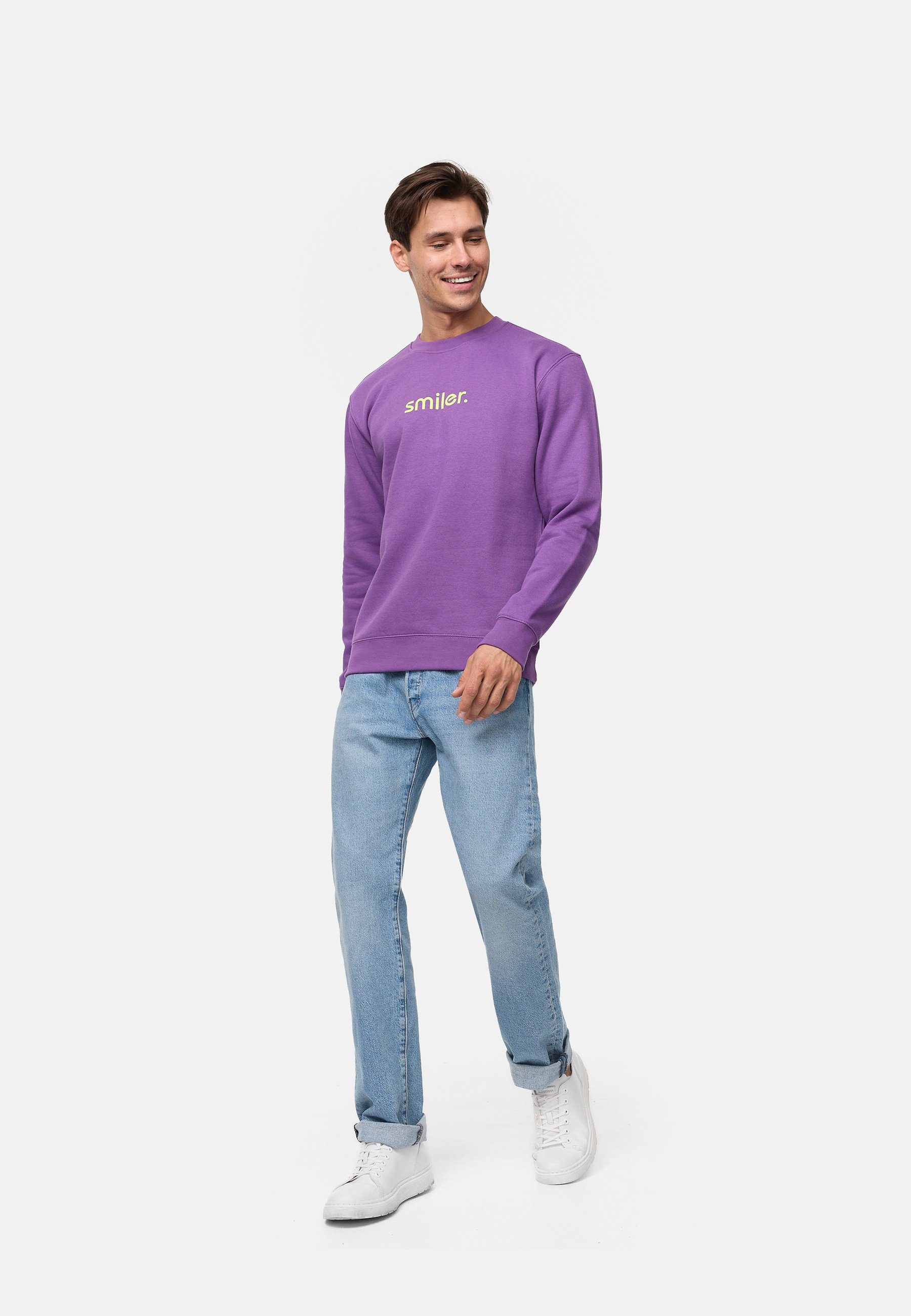 smiler. Sweatshirt dude. mit Label-Applikationen günstig online kaufen