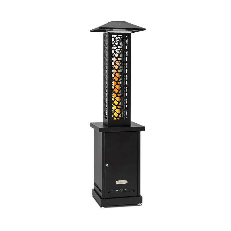 blumfeldt Heizstrahler Heat Hunter, 12200 W, Pellet Heistrahler Terrasse Garten Terrassenheizer Pellet Heizpilz