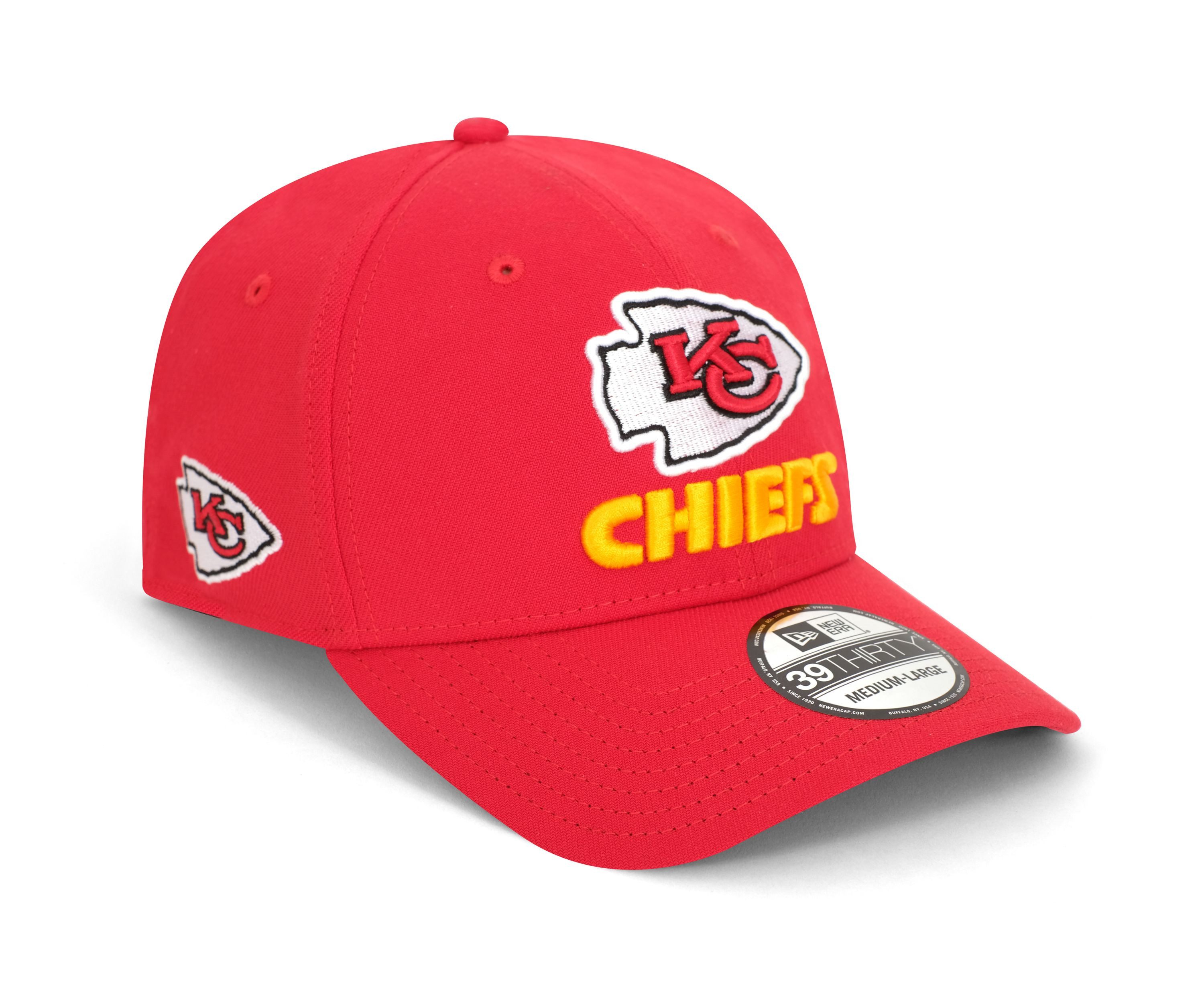 New Era Flex Cap NFL Kansas City Chiefs Side Hit 39Thirty