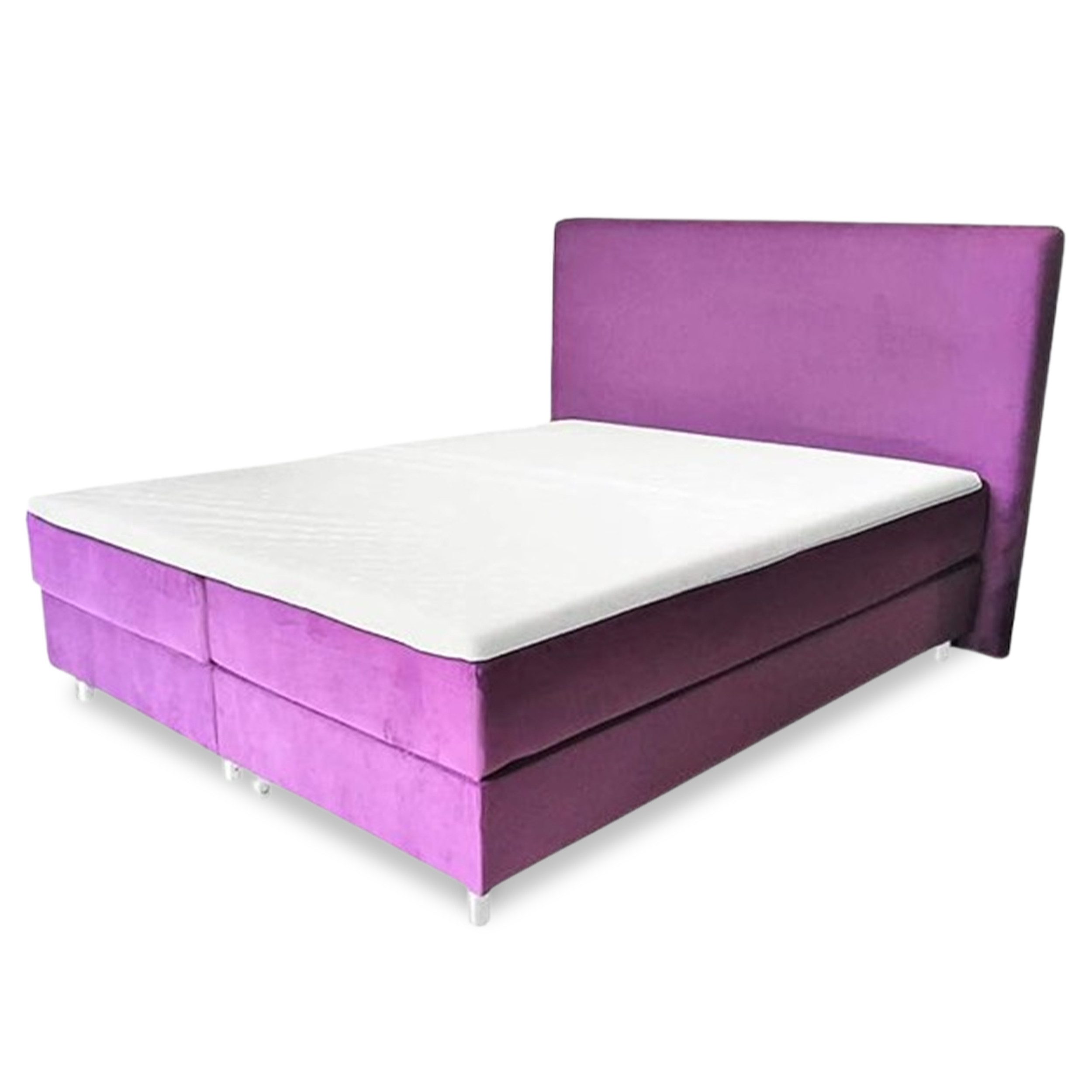 Best for Home Boxspringbett Boxspringbett Amelia – 7-Zonen-Taschenfederkernmatratze mit Topper (140x200 160x200 180x200 200x200 cm), Handwerksqualität,TOP- Preis-Leistungs-Verhältnis