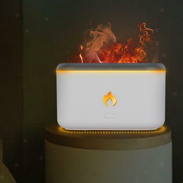 MAVURA Luftbefeuchter iFlame Ultraschall Luftbefeuchter mit Kaminfeuer Effekt Kamin Flammen Feuer Humidifier Raumbefeuchter Lufterfrischer