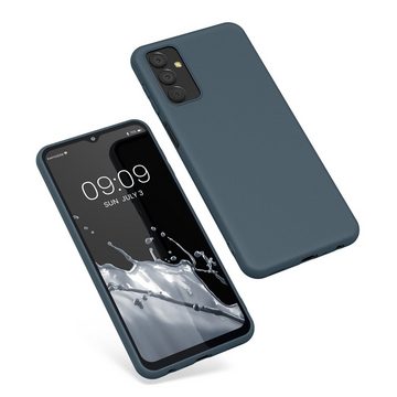kwmobile Handyhülle Hülle für Samsung Galaxy M23 5G, Hülle Silikon - Soft Handyhülle - Handy Case Cover - Dunkler Schiefer